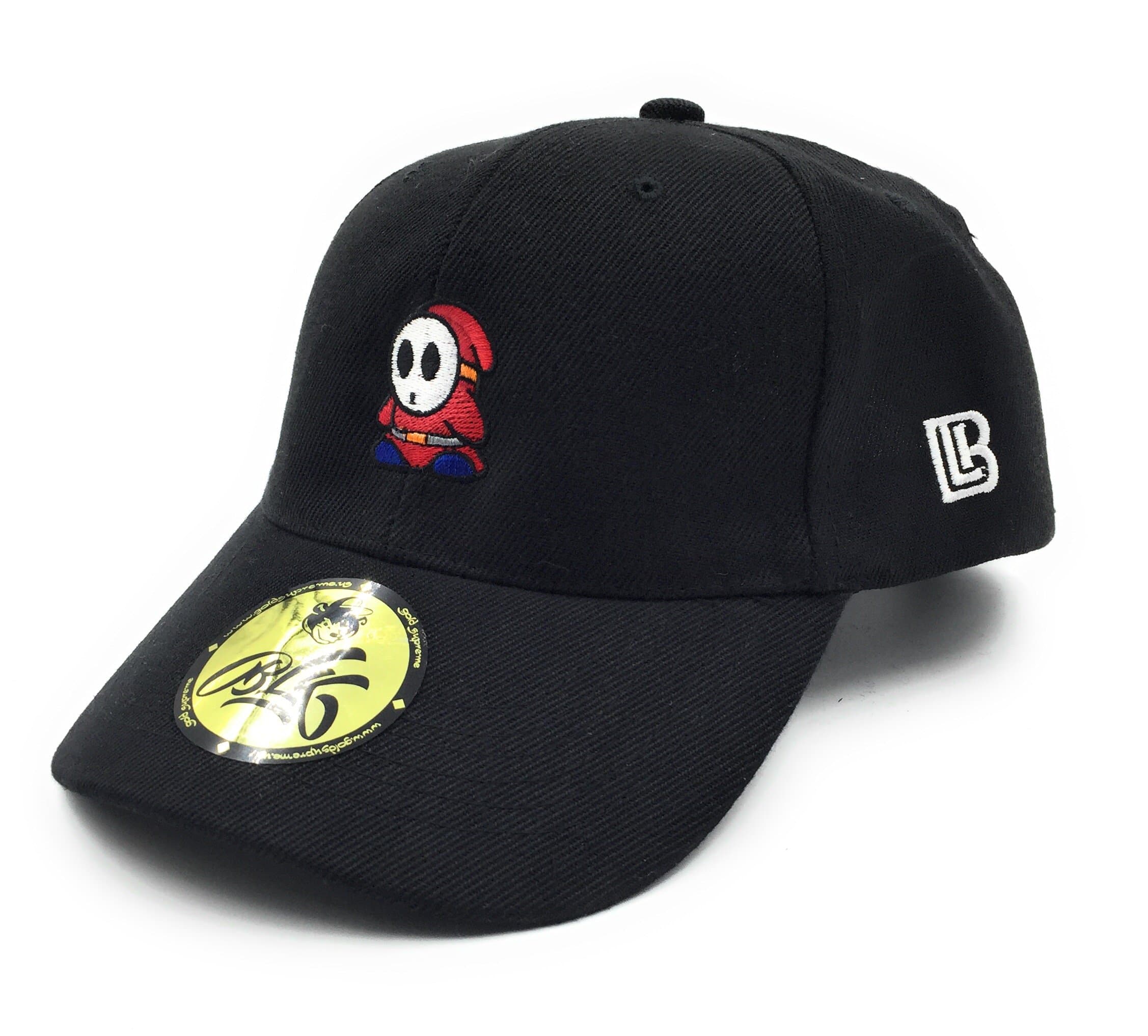 Gold Supreme B L K Label - Shy Guy Dad Hat (Black) One Size