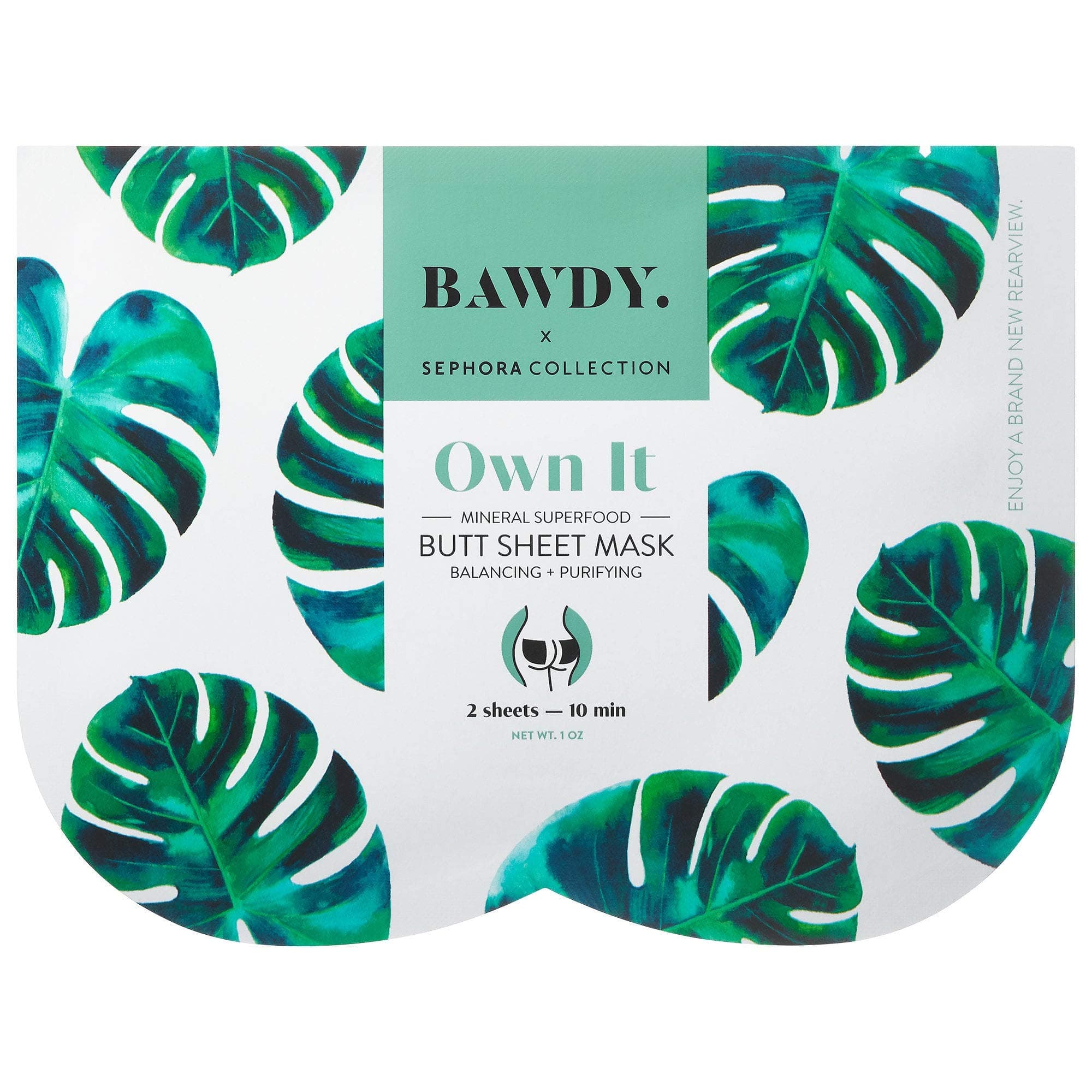 Bawdy x Sephora Collection Butt Sheet Mask, Own It