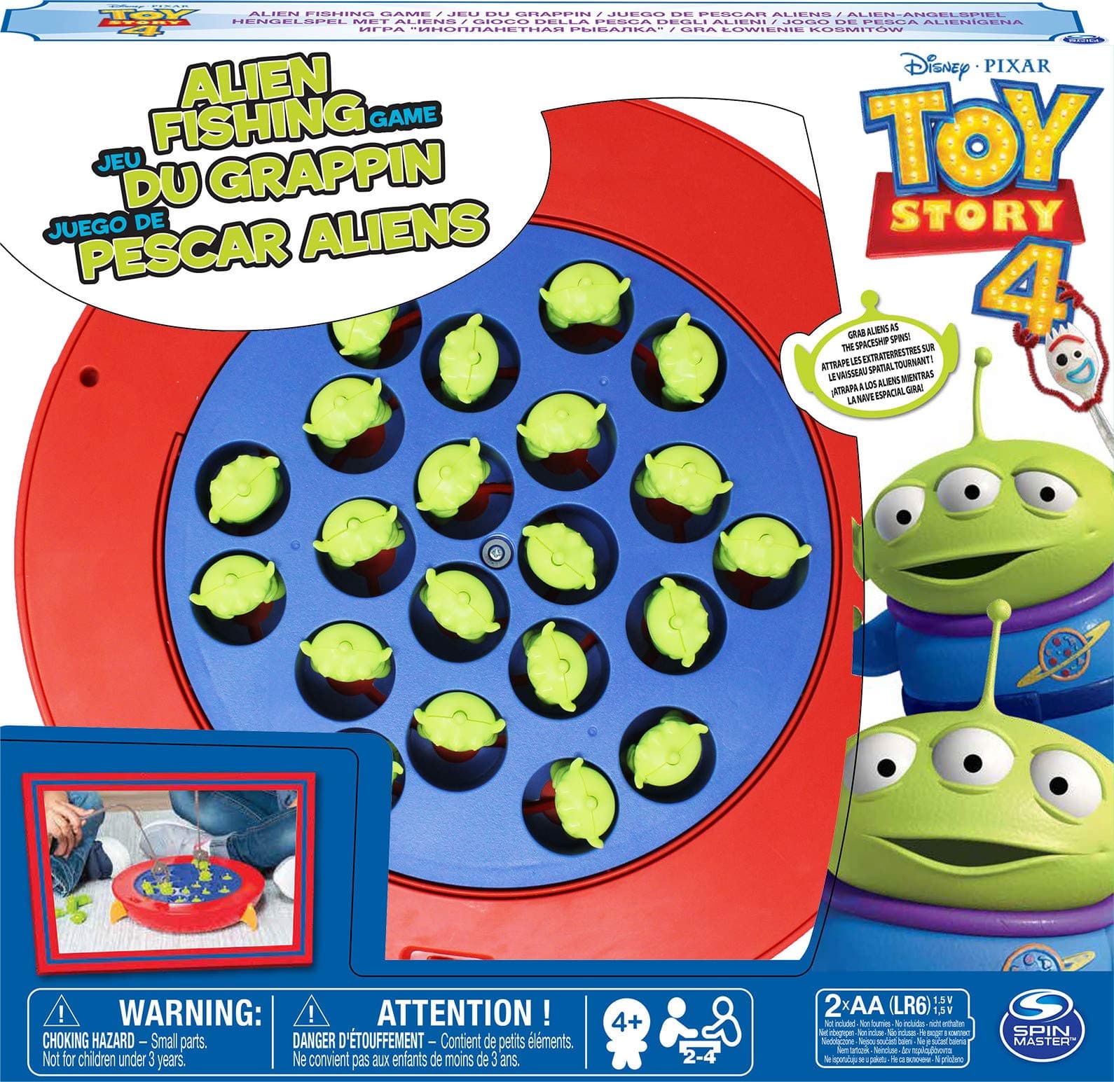 Cardinal Games Disney Pixar Toy Story 4 Alien Fishing Game