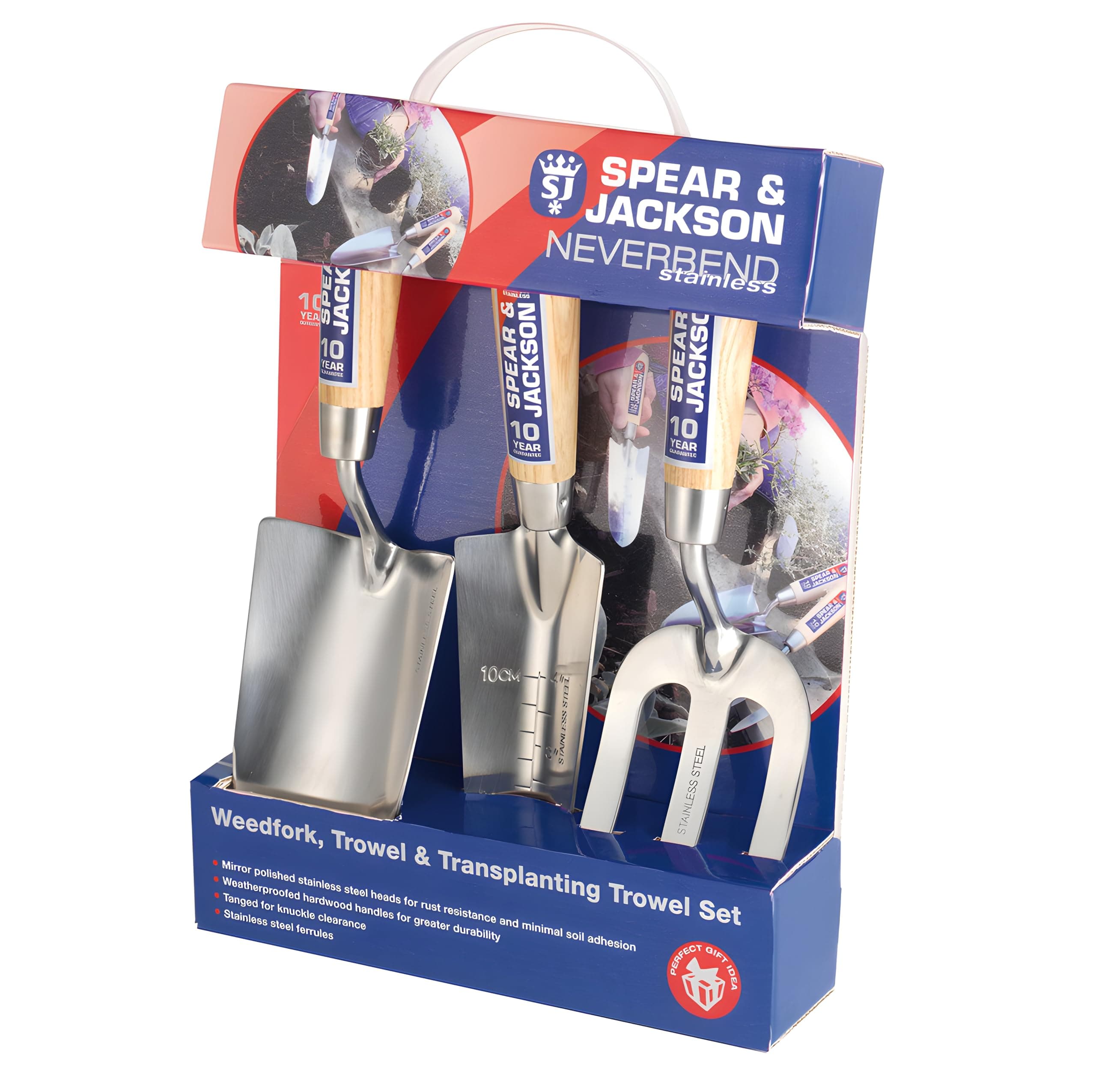 Spear & Jackson 3056GS Neverbend Stainless 3 Piece Gift Set