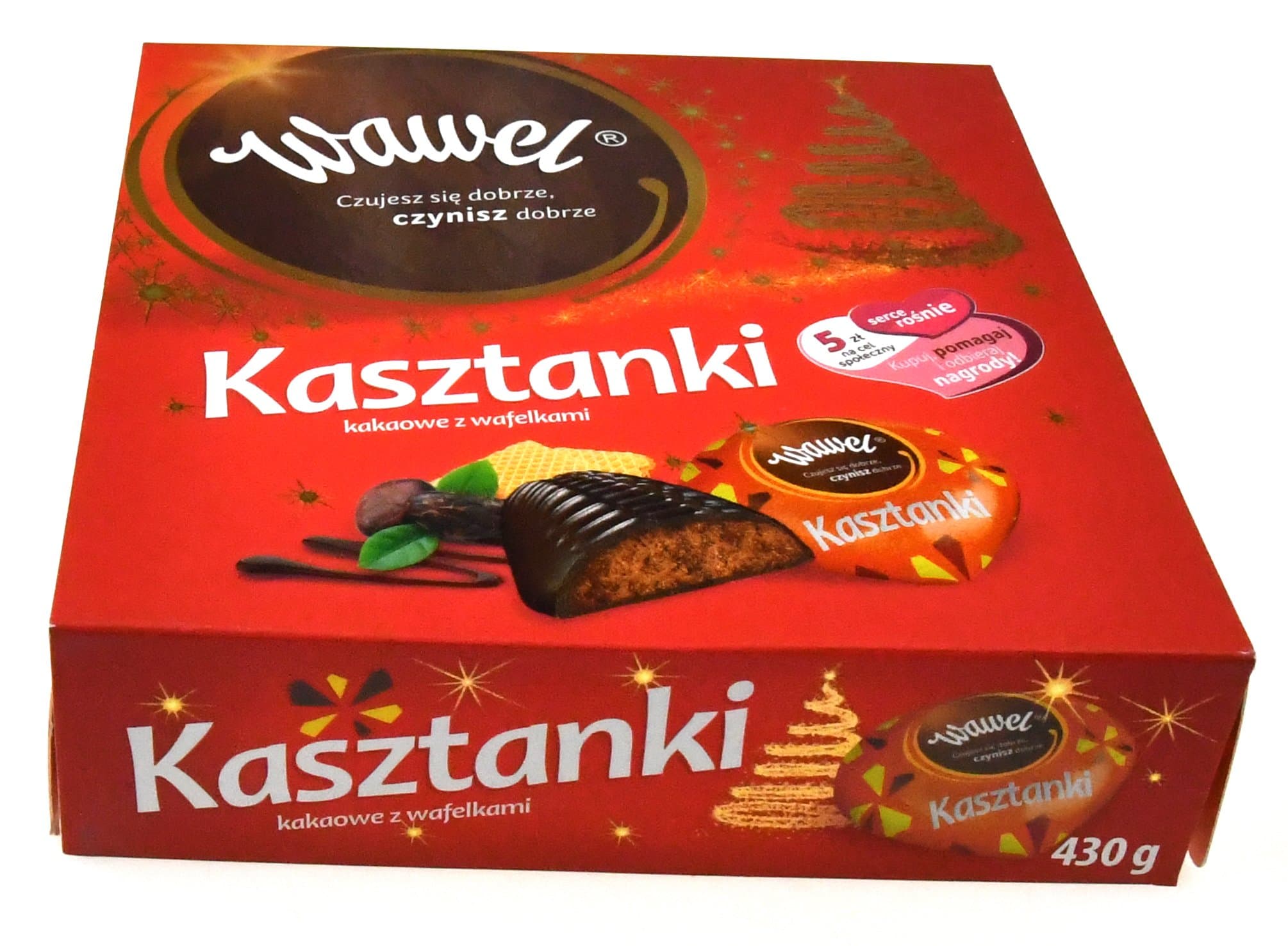 Filled Chocolates - Chocolate Bombons - Kasztanki 430g by WAWEL