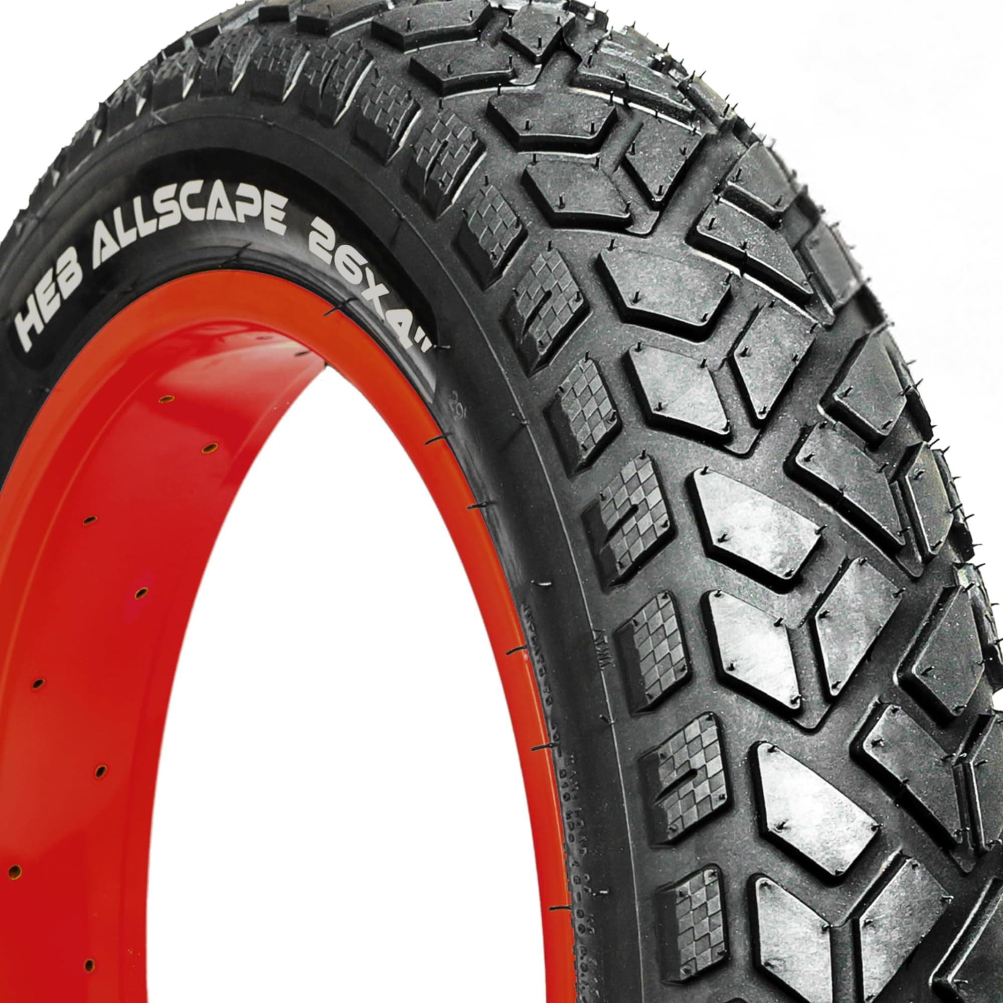 Allscape 26x4.0 Fat Bike Tires – Heavy Duty All-Terrain 26 Inch Tires for Ebikes, MTB & Mountain Bikes, Durable Directional Tread for Snow, Sand & Trail – 2 Pack – USA Customer Support