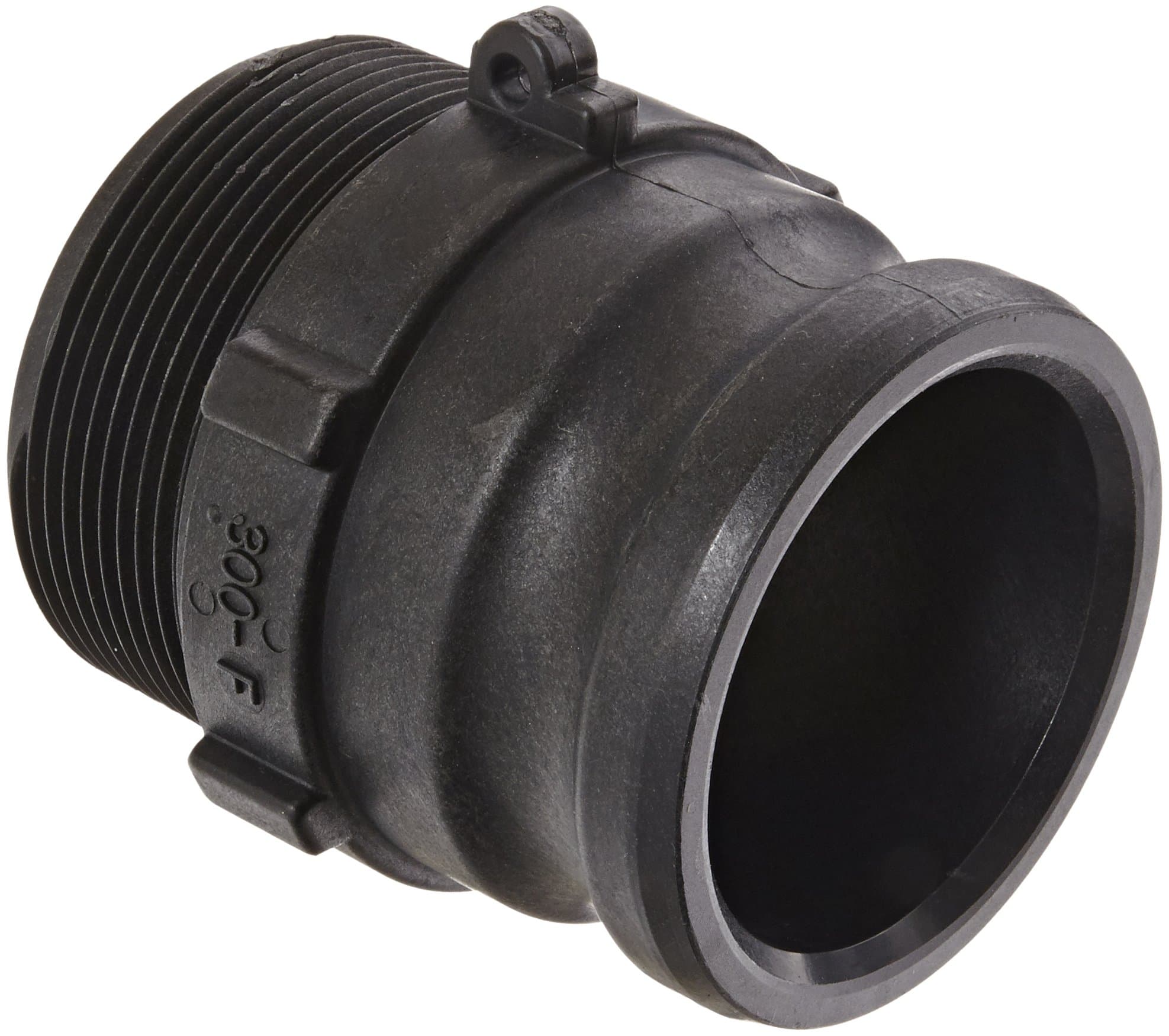 Banjo 300F Polypropylene Cam & Groove Fitting, 3" Male Adapter x NPT Male