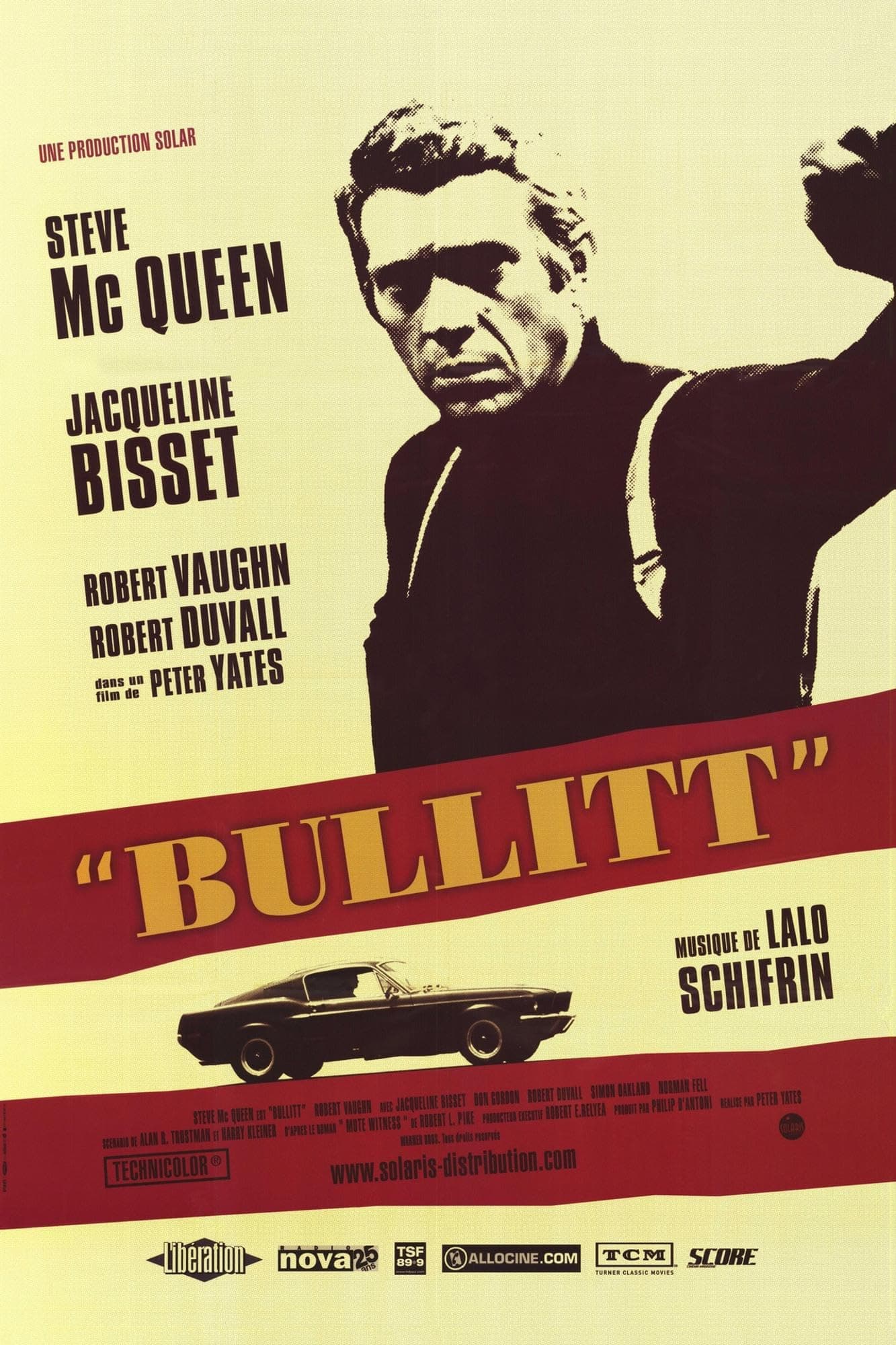 AllPosters Wall Art Print Bullitt, French Movie Poster, 1968, 24x36