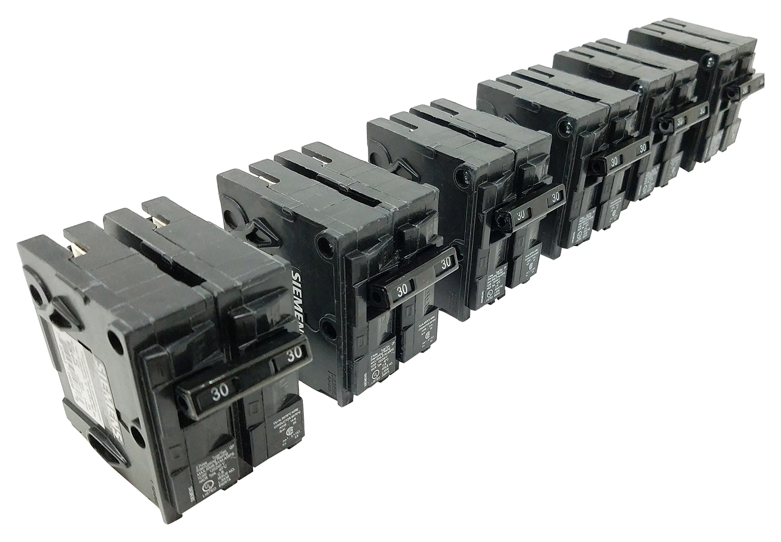 SIEMENSQ230_6PK 30 Amp Double Pole Type QP Circuit Breaker (Pack of 6)