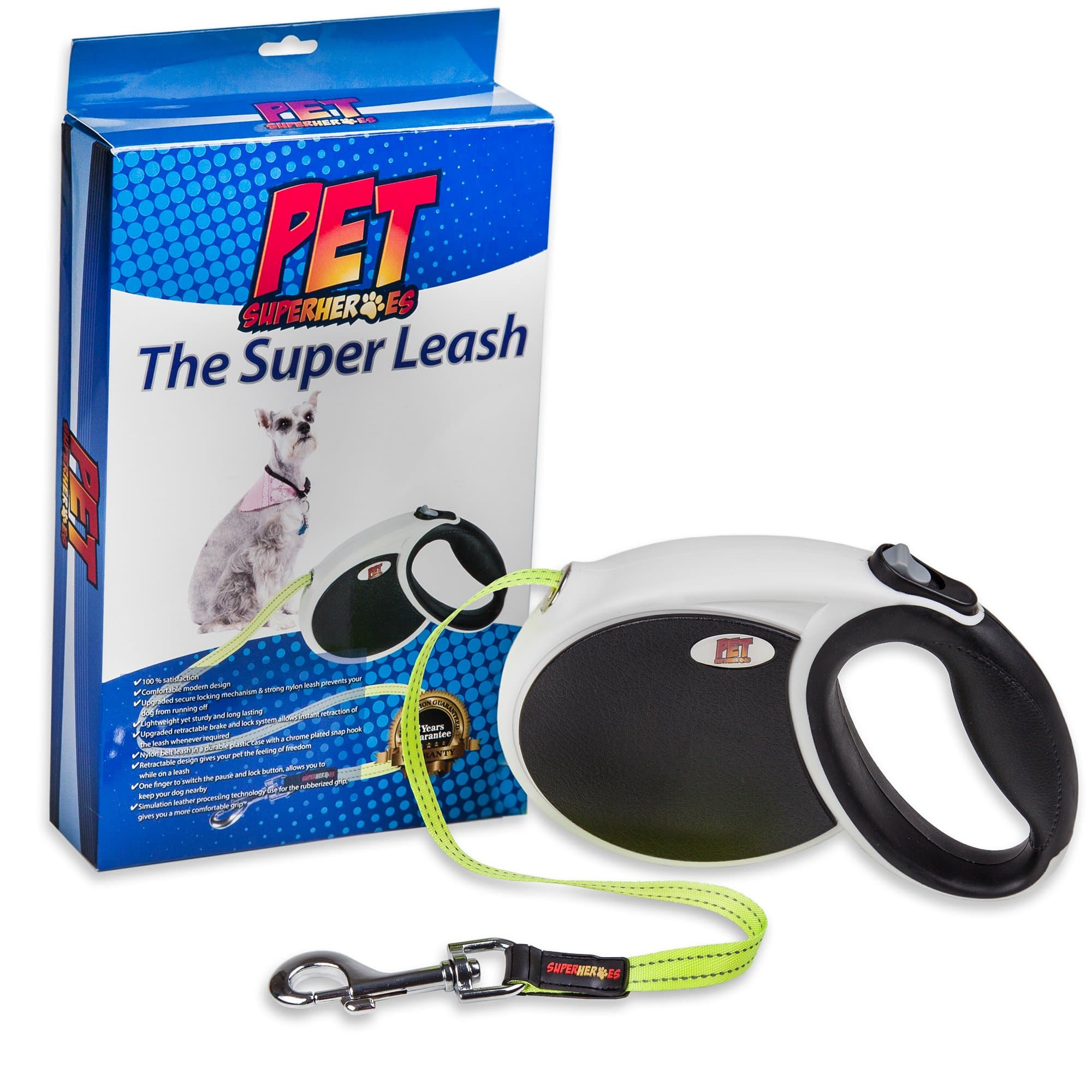 Dog Retractable Leash Best Dog Leash for Training, Running, Walking & Us e in theBackyard - Reflective for Safety, Leashes for Dogs Up to 66 lbs Premium Quality Pet Supplie Professional