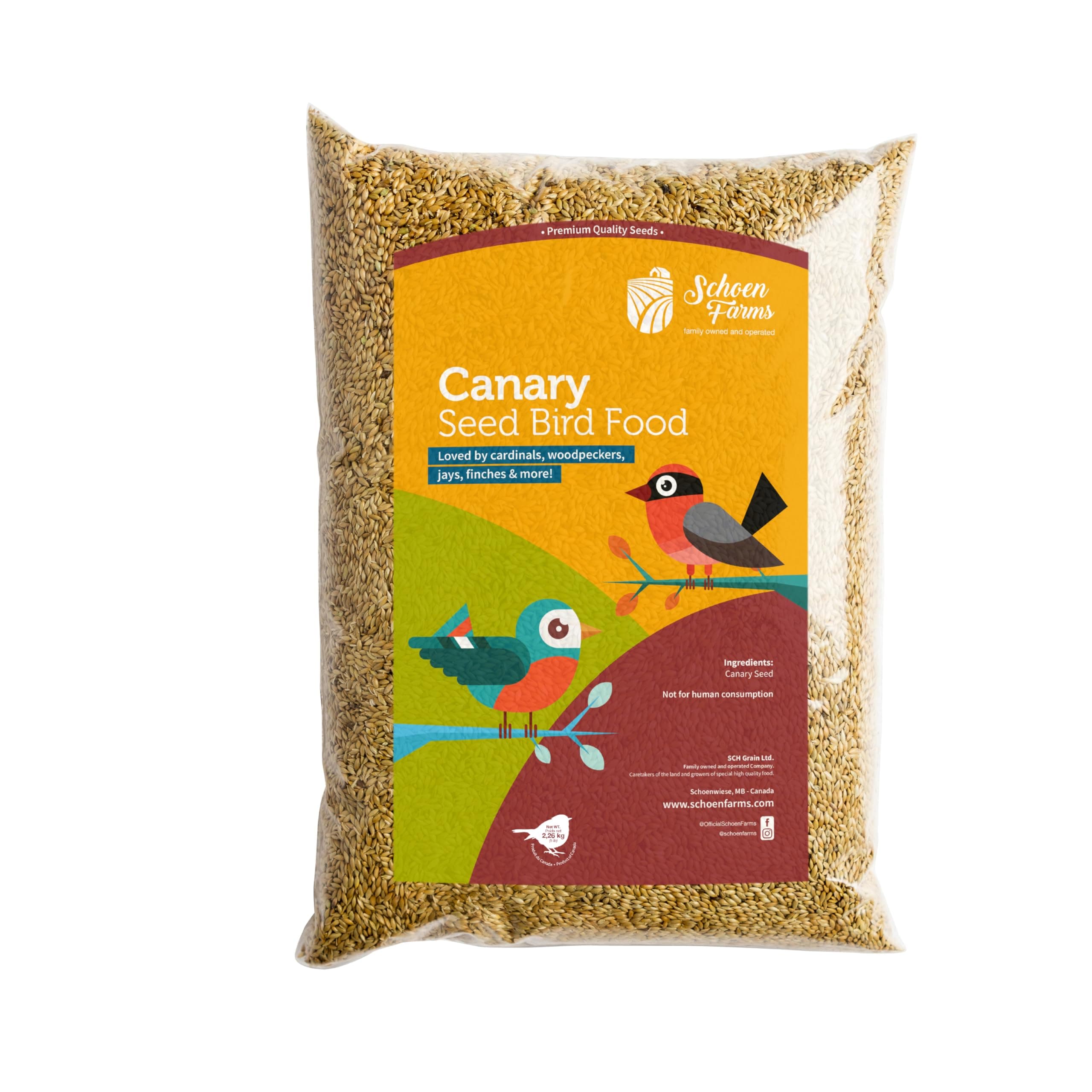 Schoen Farms Canary Seed ALPISTE (5 LBS)
