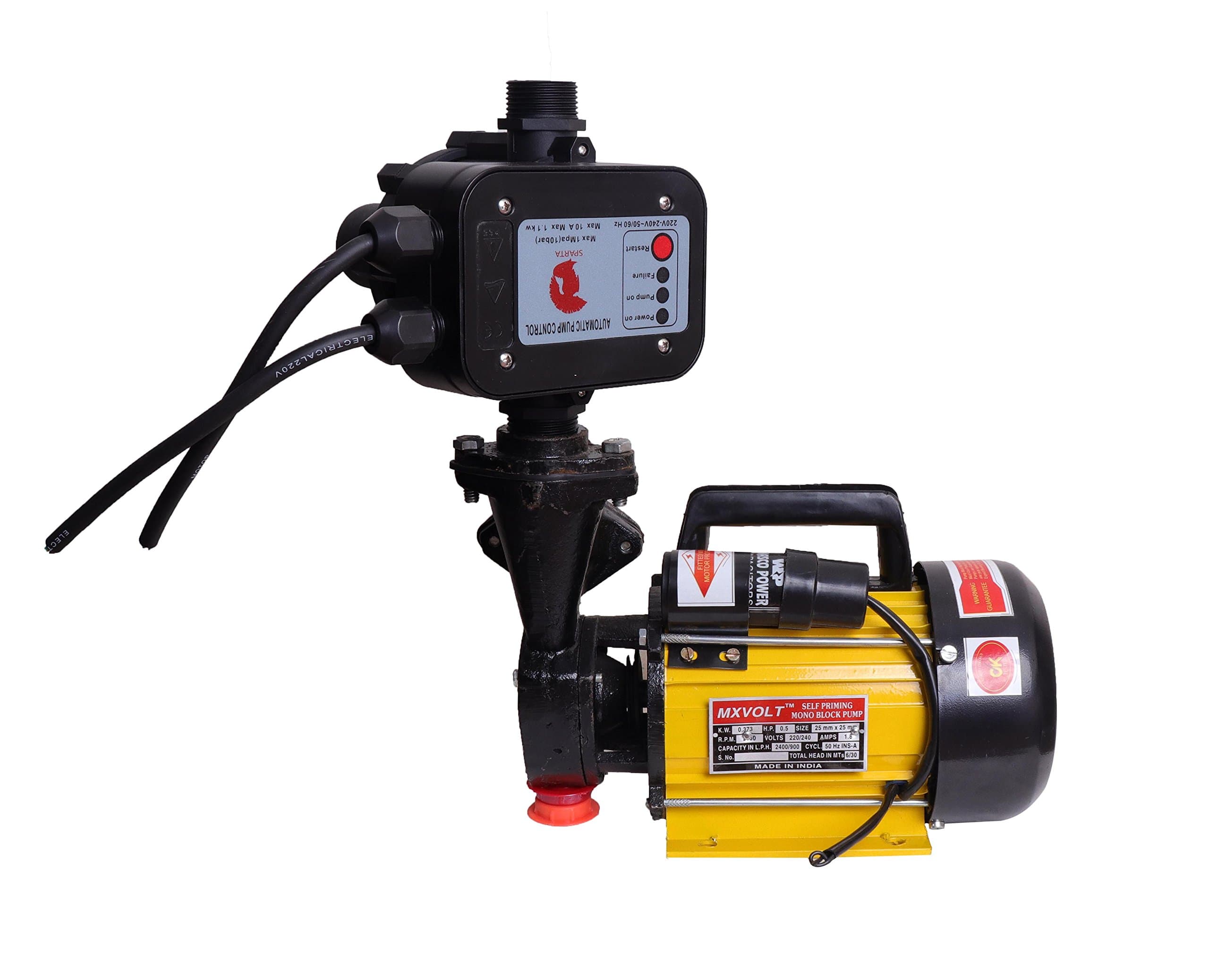 MXVOLT 0.5 HP Pressure Pump with Auto Controller