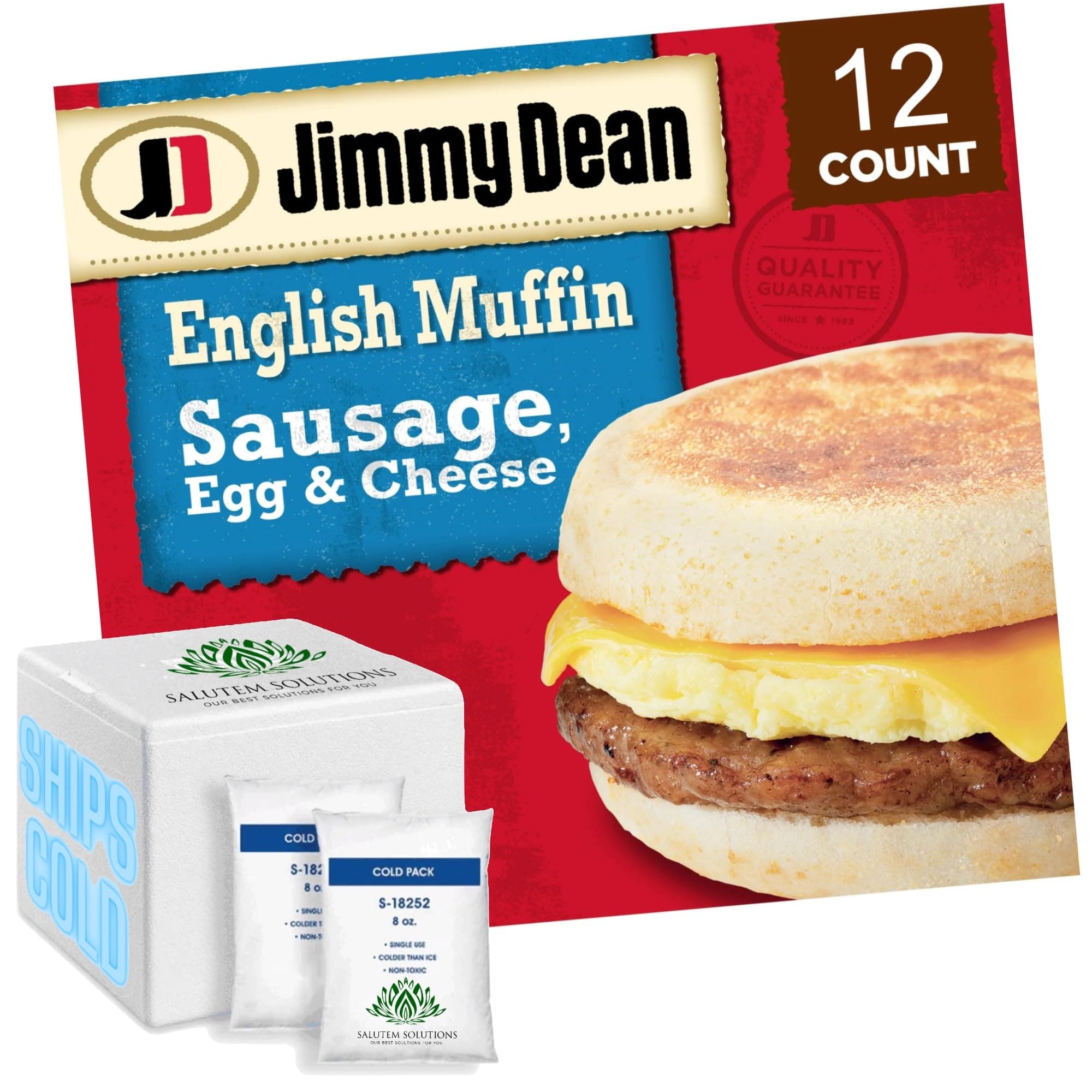Individually Wrapped Fully Cooked Sausage, Egg And Cheese Muffin, 5 oz. (12 Count)