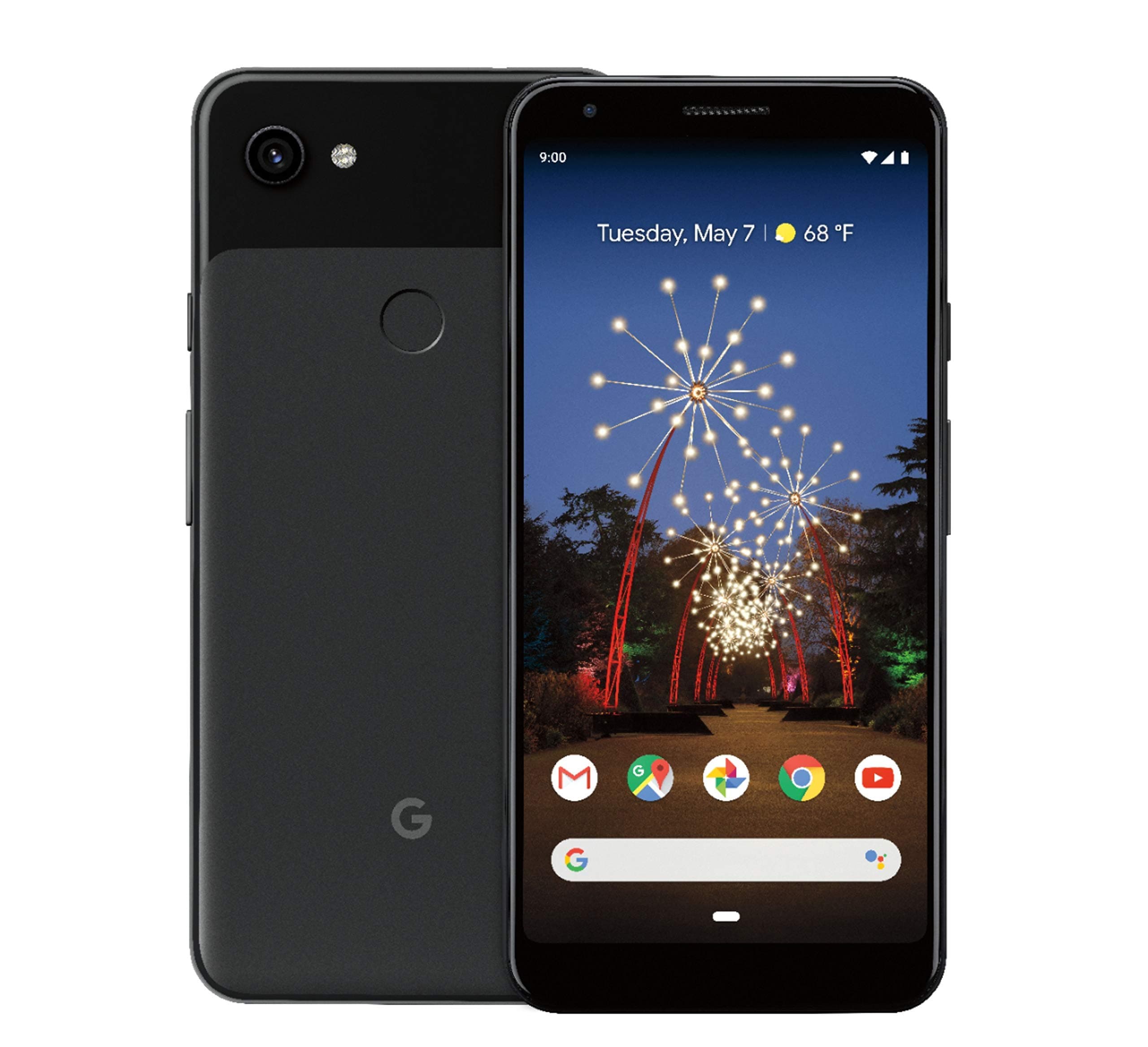 Google Pixel 3a XL T-Mobile Just Black, 64GB (Renewed)