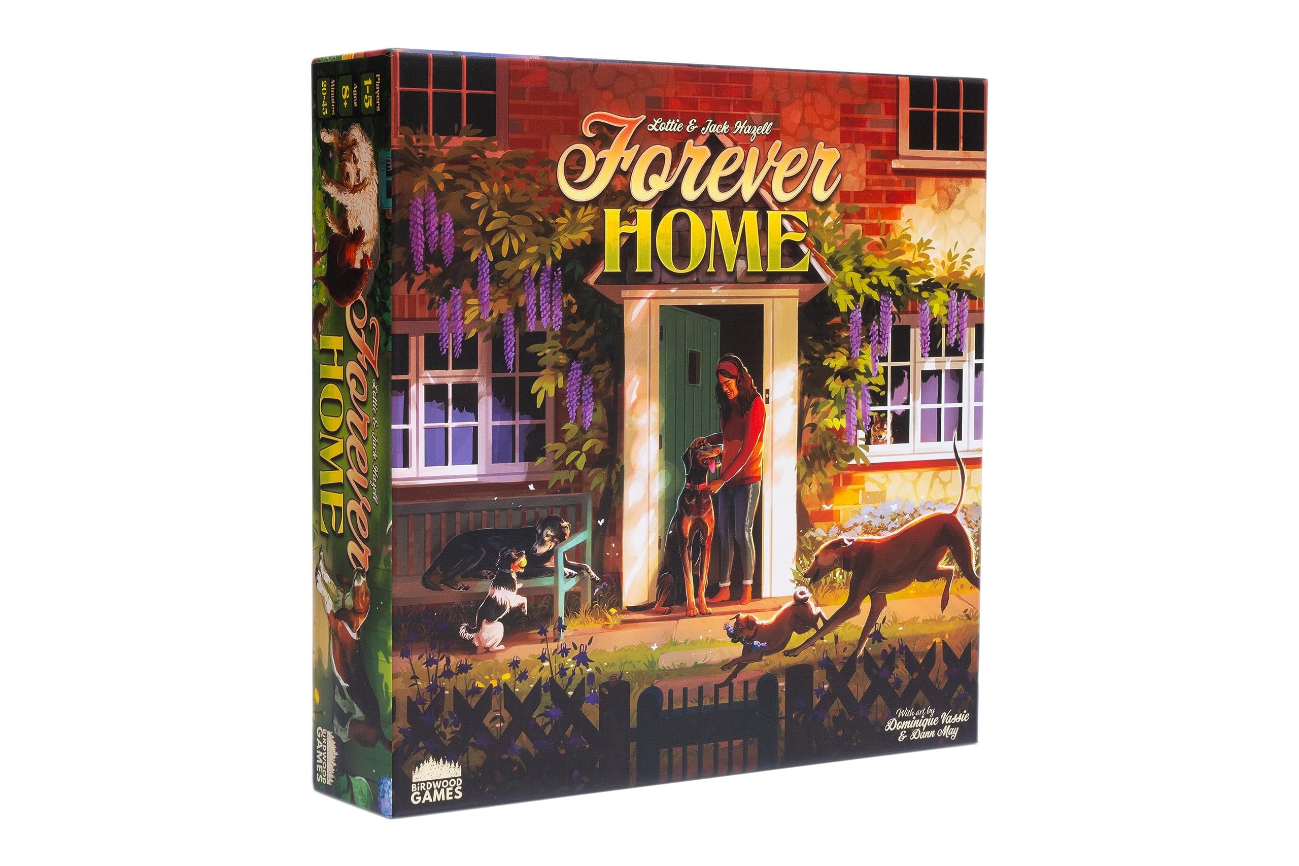 Forever Home Strategy Board Game by Birdwood Games, for Family Night, Perfect for Dog Lovers, Kids & Adults, for 1-5 Players, Ages 10+