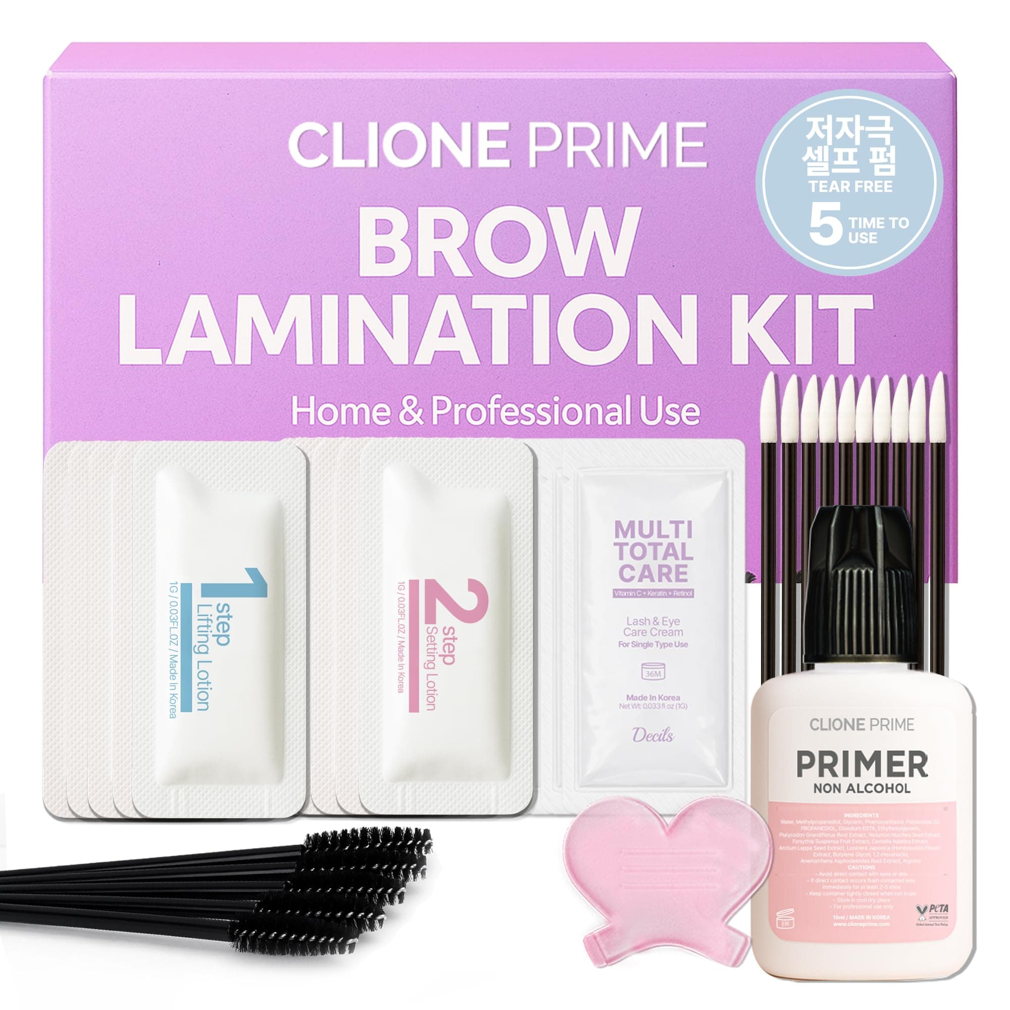 At Home Brow Lamination Kit - DIY Eyebrow Lamination Kit Professional Eye Brow Perm Kit Instant DIY Eyebrow Lift Kit for Fuller Thicker Brows Lasts For Upto 8 Weeks