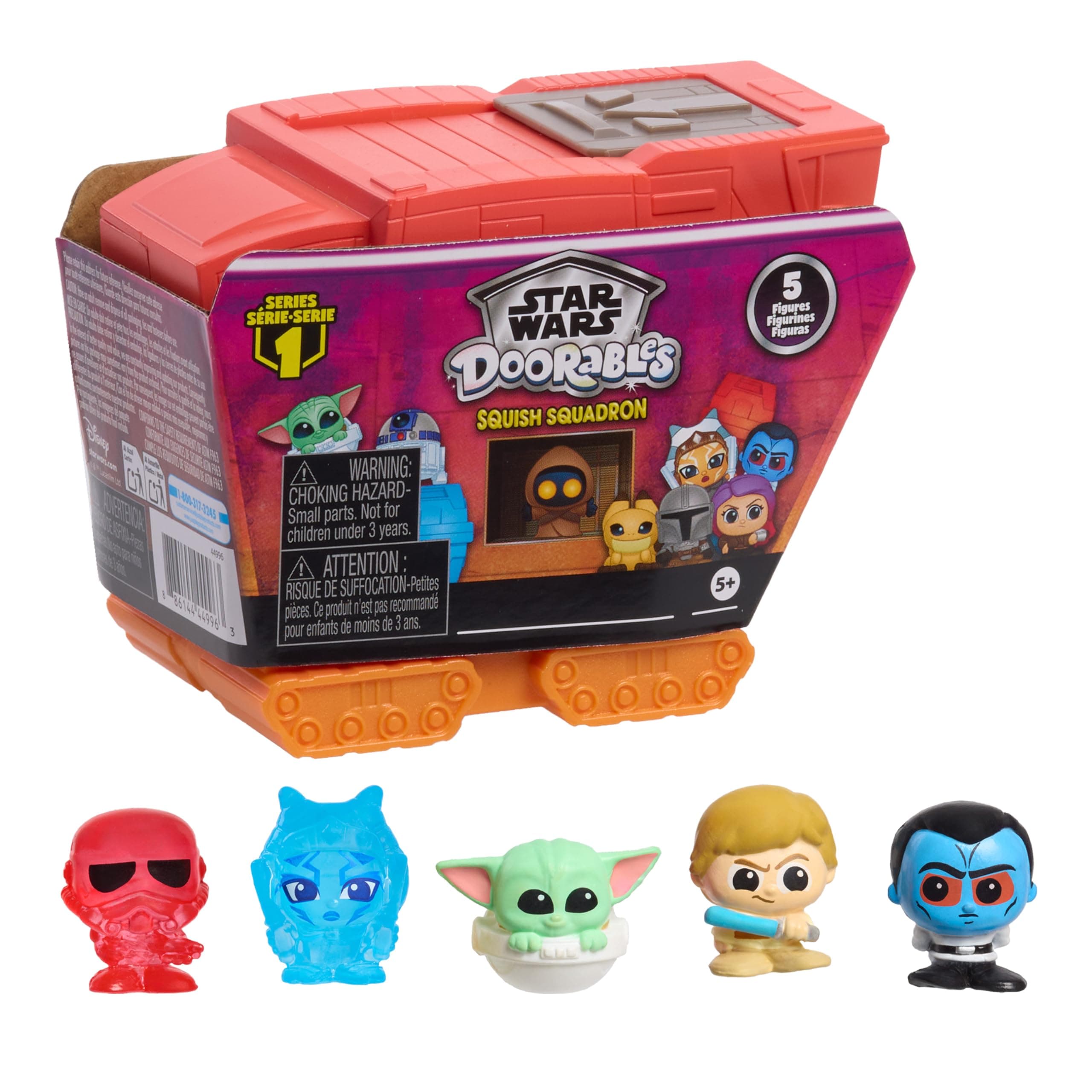 Star Wars™ Doorables Squish Squadron, Colletible Figures and Vehicle, Kids Toys for Ages 5 Up
