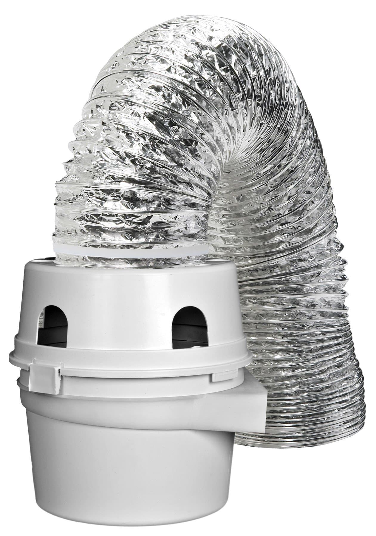 Dundas Jafine TDIDVKZW Proflex Indoor Dryer Vent Kit with 4-inch by 5-Foot Proflex Duct