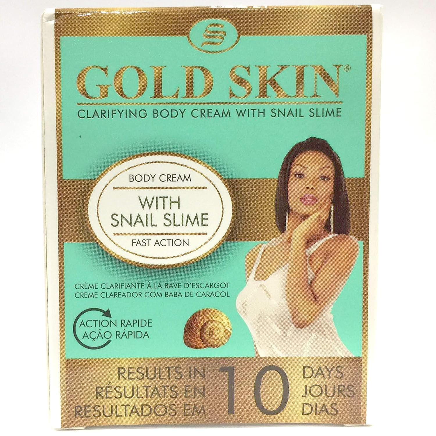 Gold Skin Clarifying Body Cream with Snail Slime 140ml