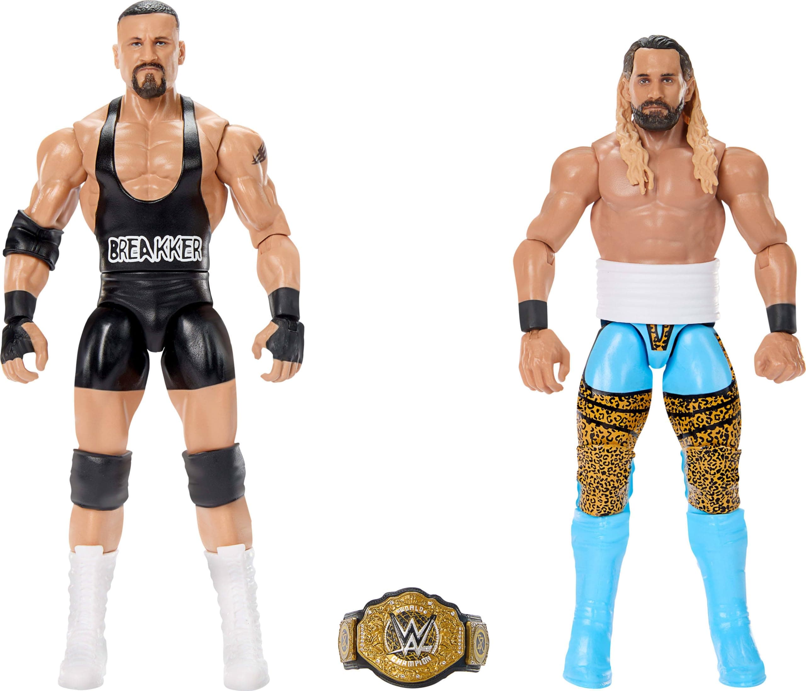 Mattel WWE Main Event Showdown Bron Breakker vs Seth 'Freakin' Rollins 2-Pack