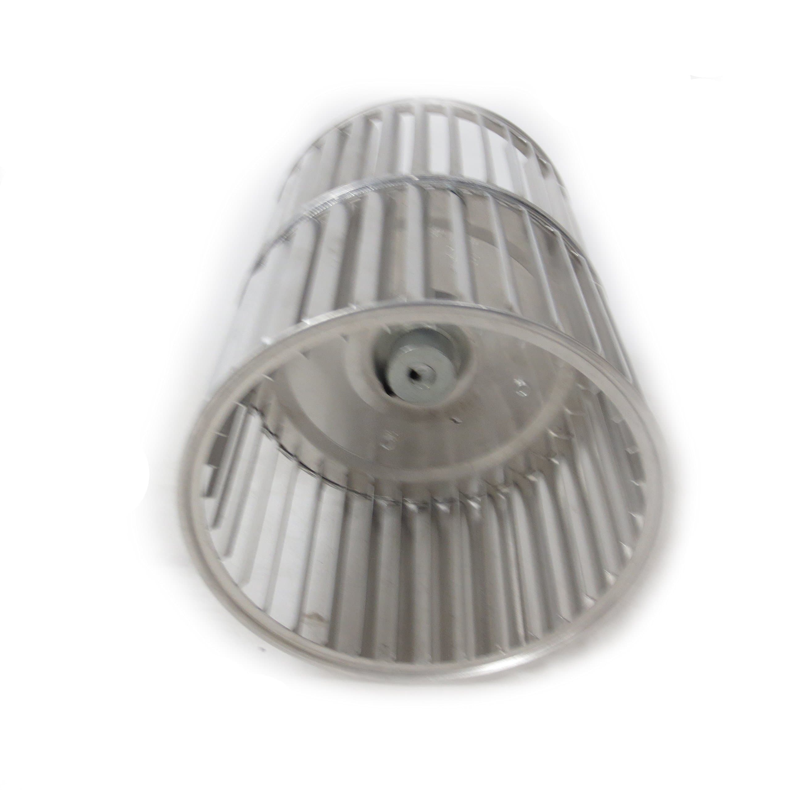 5 3/4 X 7 3/4 X 3/8 Aluminum Double Inlet Blower Wheel CCW