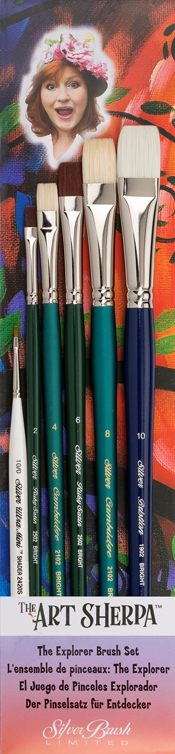 SILVER BRUSH LIMITED Art Sherpa Brush Set 6/PKG, Multicolor, One Size