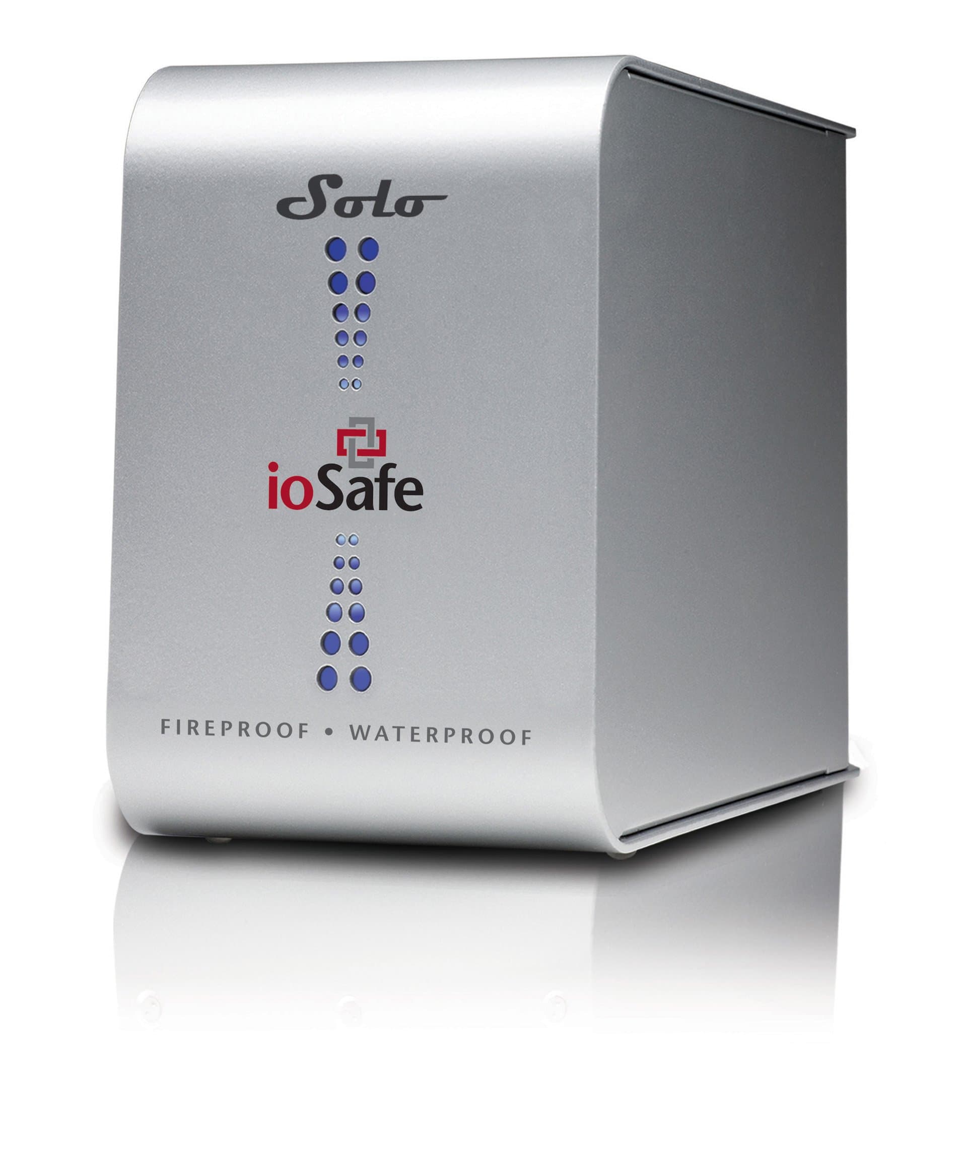 IoSafe Solo 1 TB Fireproof and Waterproof External Hard Drive + 1 Year Data Recovery Service SL1000GBUSB20 (Silver)