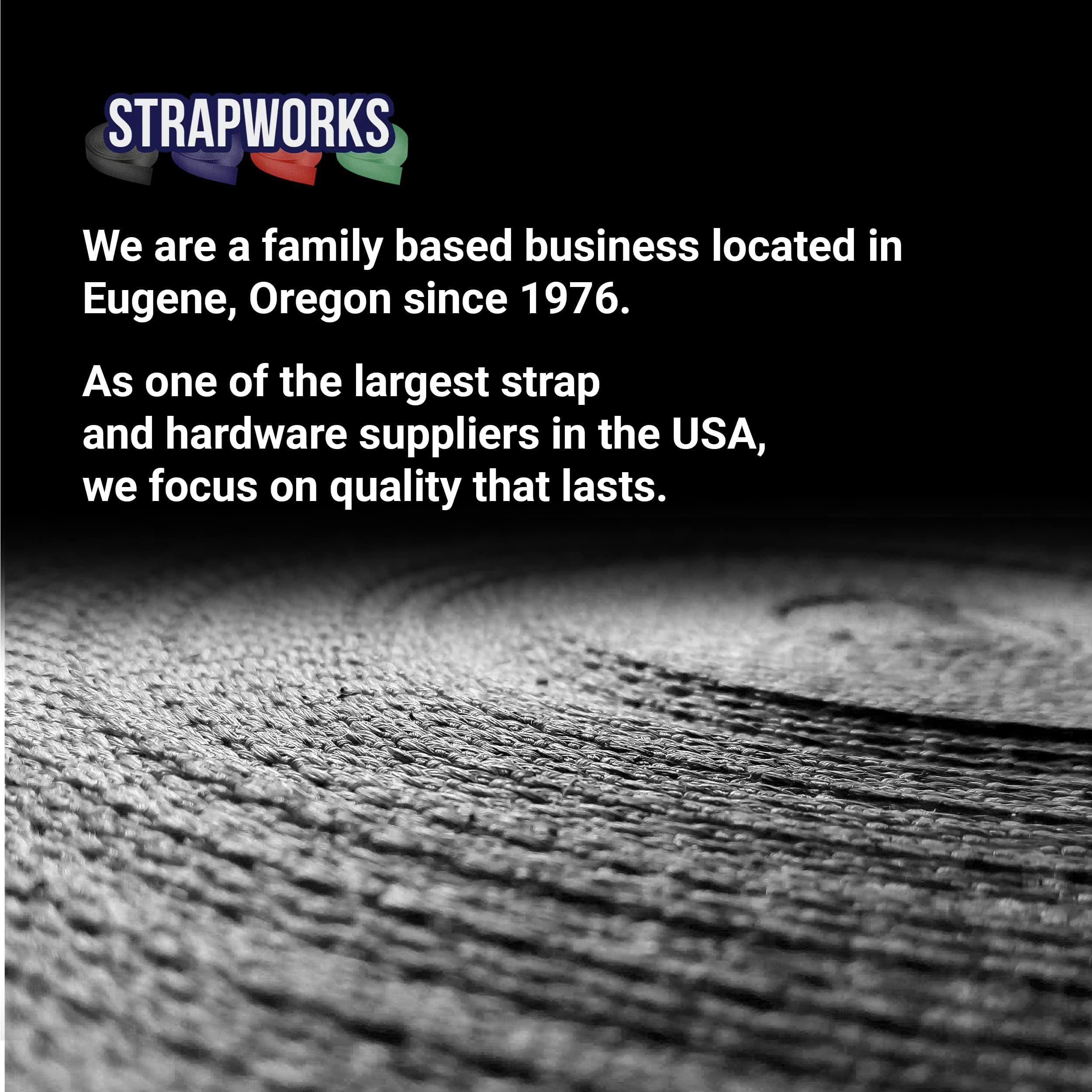 Strapworks Heavyweight Polypropylene Webbing - Heavy Duty Poly Strapping for Outdoor DIY Gear Repair