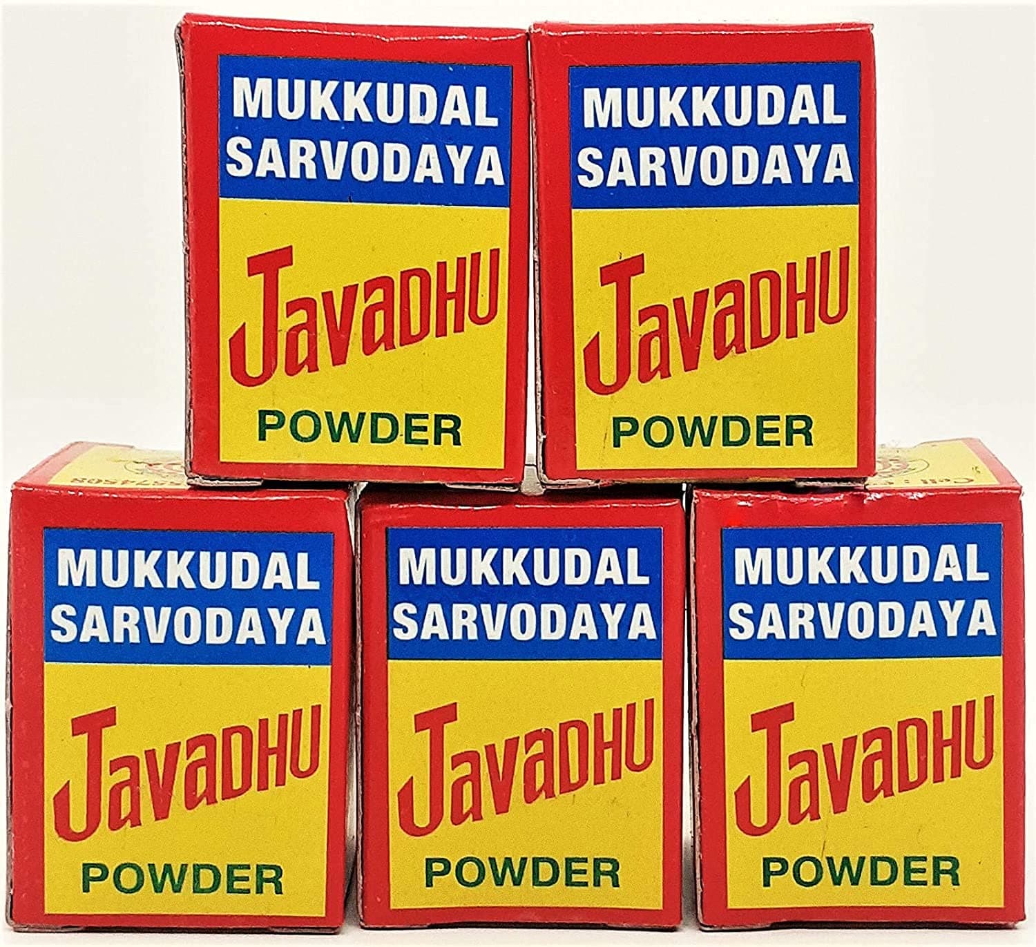 Bns Sarvodaya Javadhu Herbal Scented Powder For Cloth And Body - Pack Of 5