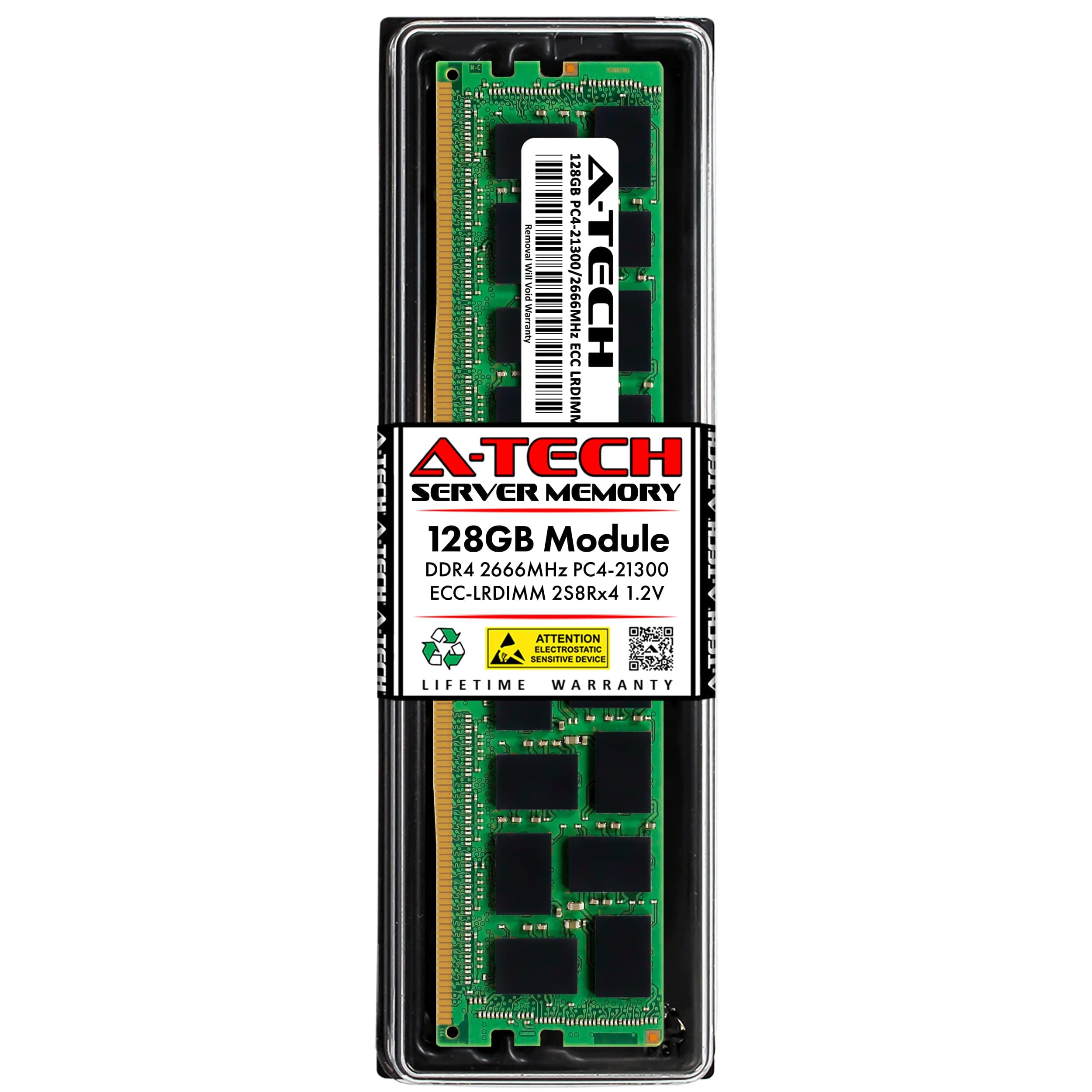 A-Tech128GB RAM Replacement for Hynix HMABAGL7M4R4N-VN | DDR4 2666MHz PC4-21300 (PC4-2666V) 2S8Rx4 (8Rx4) 1.2V ECC LRDIMM Load Reduced DIMM 288-Pin Memory Module