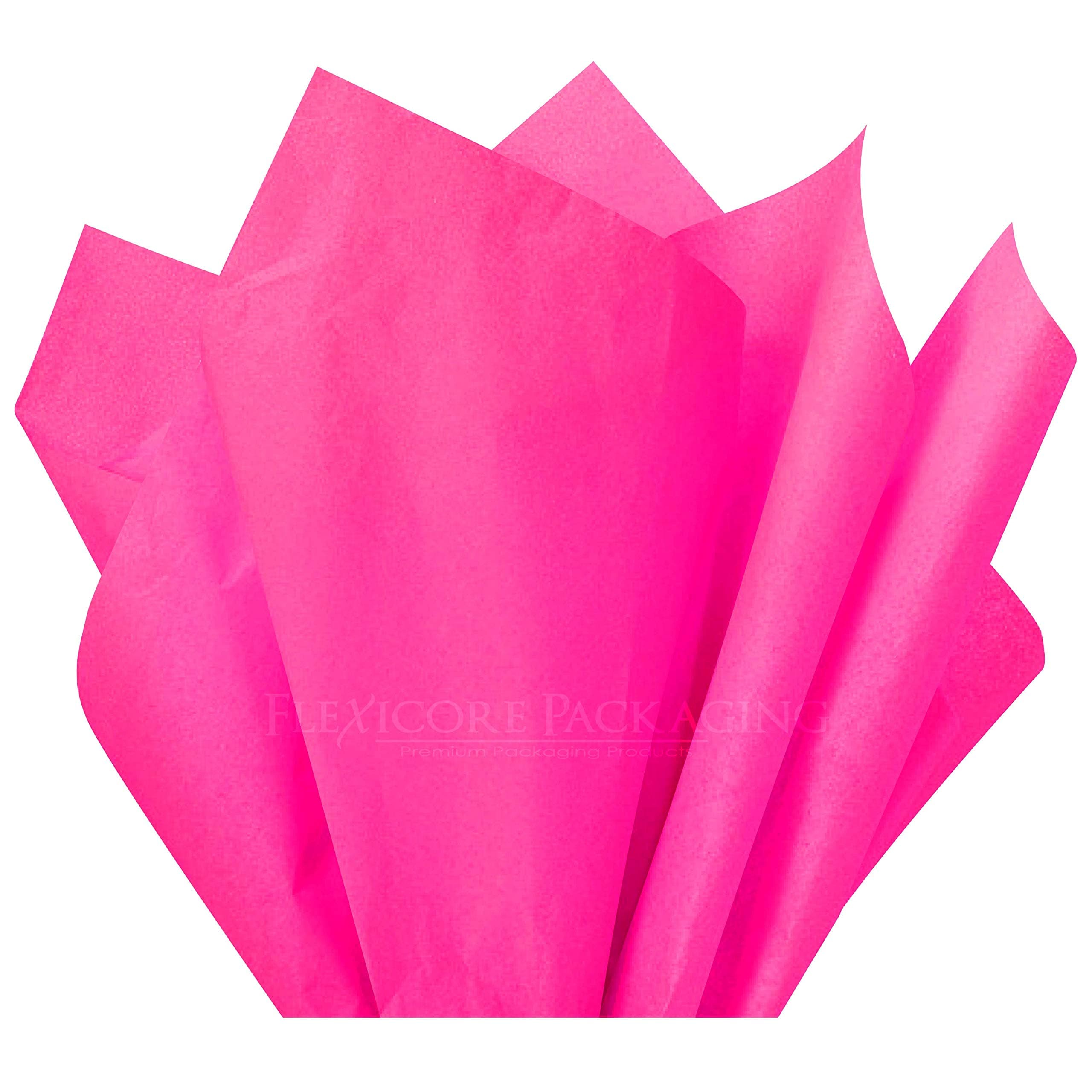 Bulk Cerise Dark Fuschia Pink Tissue Paper 20 Inch x 30 Inch - 48 XL Sheets