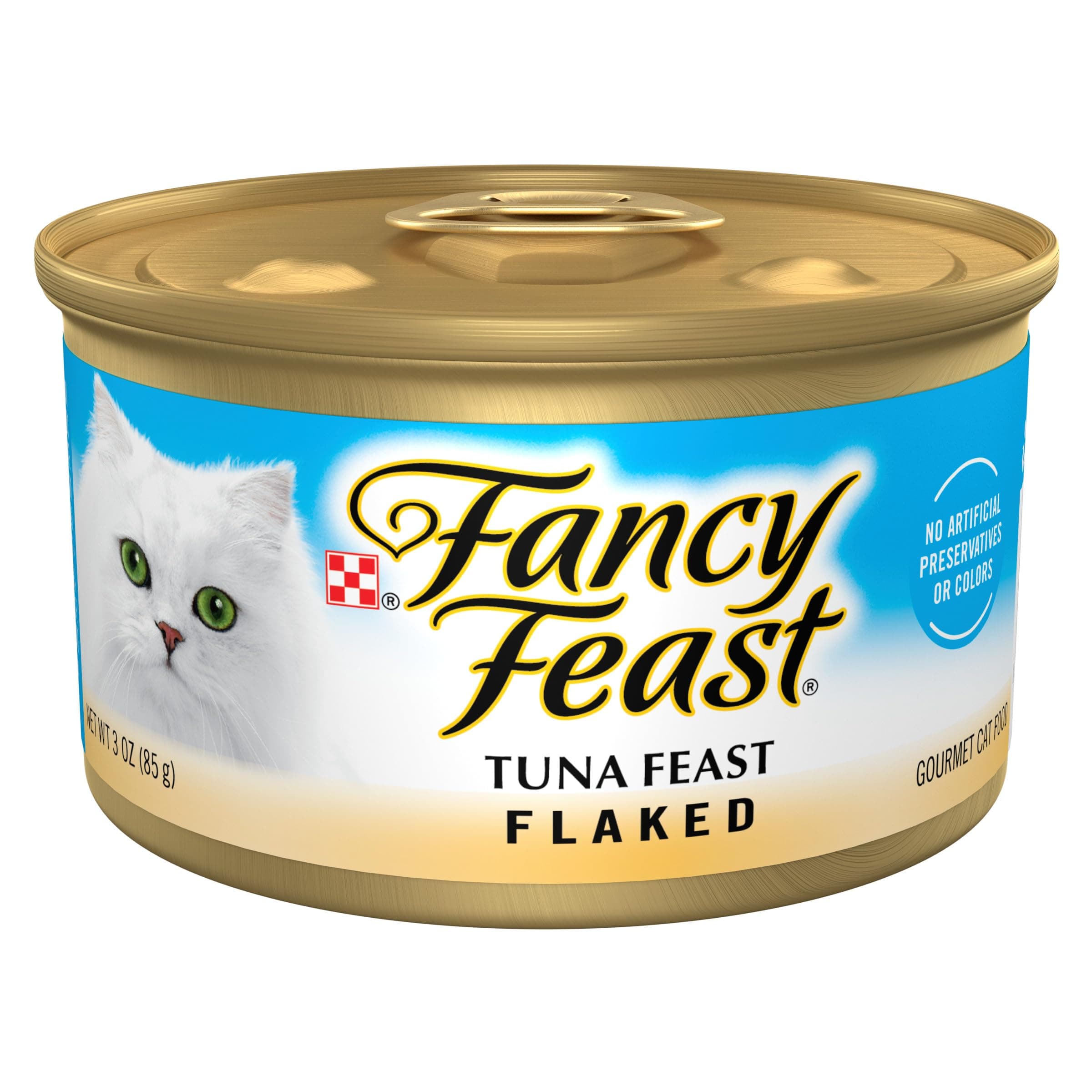 Purina Fancy Feast Canned Cat Food Flaked Tuna 3Oz Case(24)