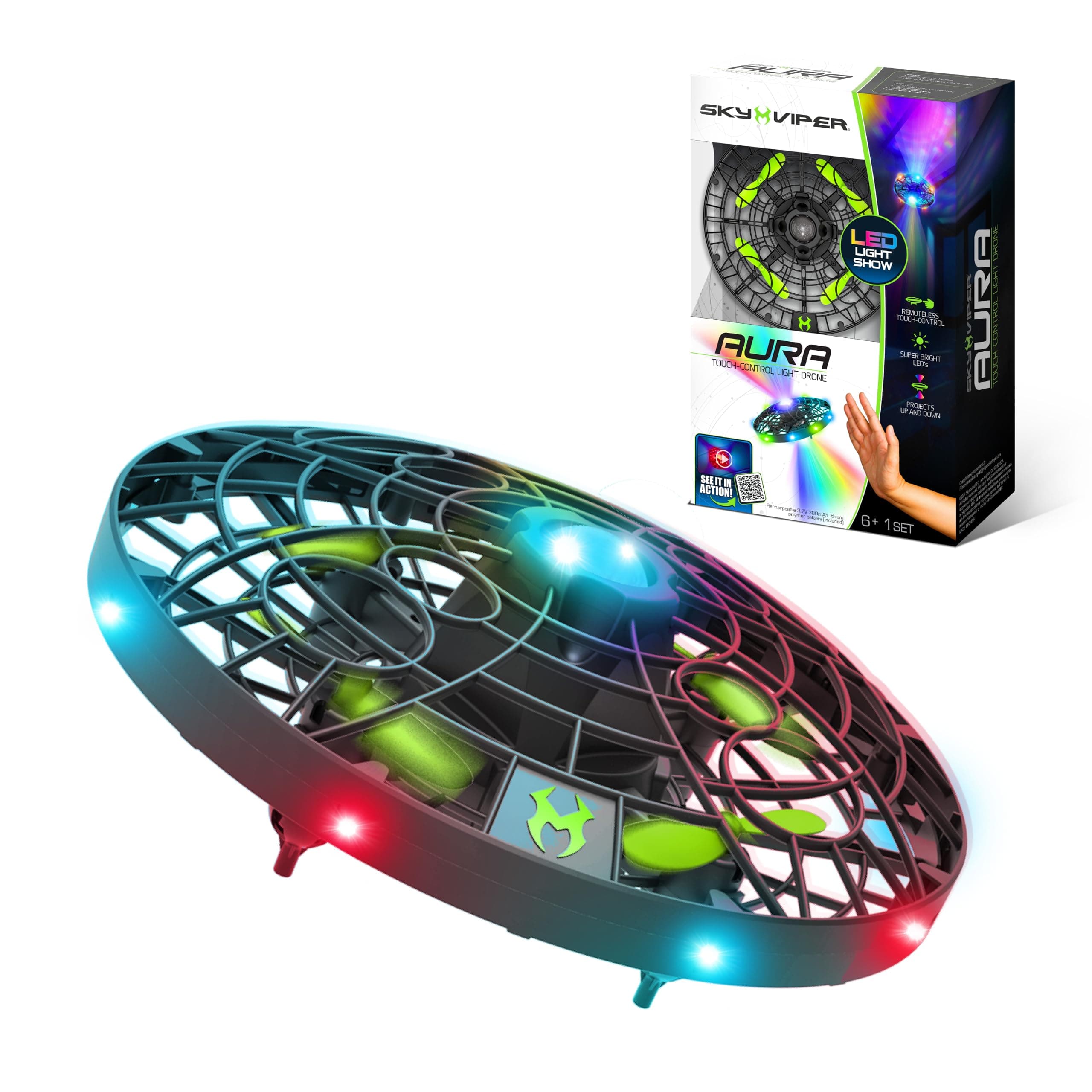 Sky Viper Aura Touch Control Light Drone