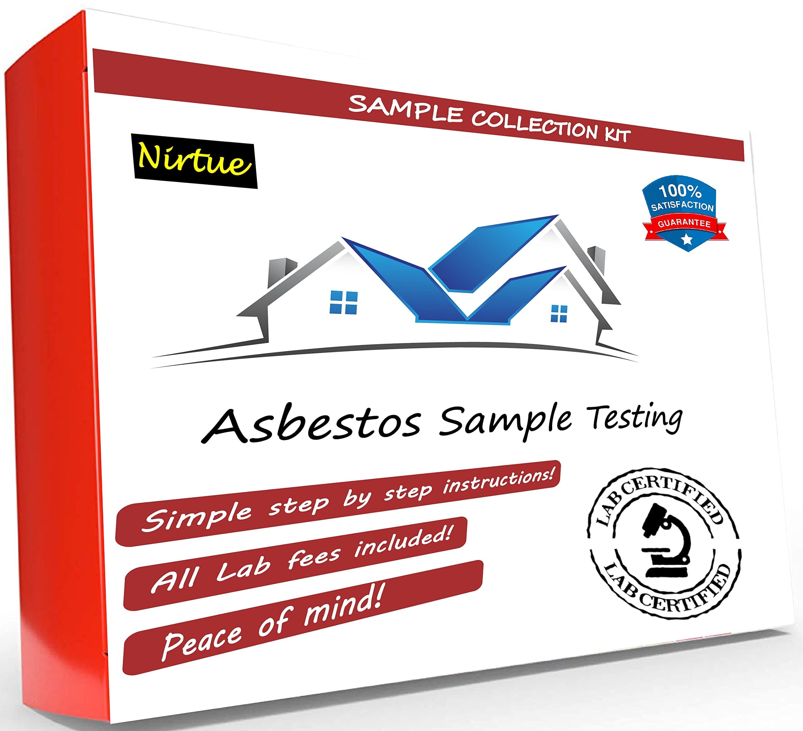 Nirtue Labs Asbestos Test Kit 1 PK (5 Bus. Days) #1 Certified Asbestos Test.