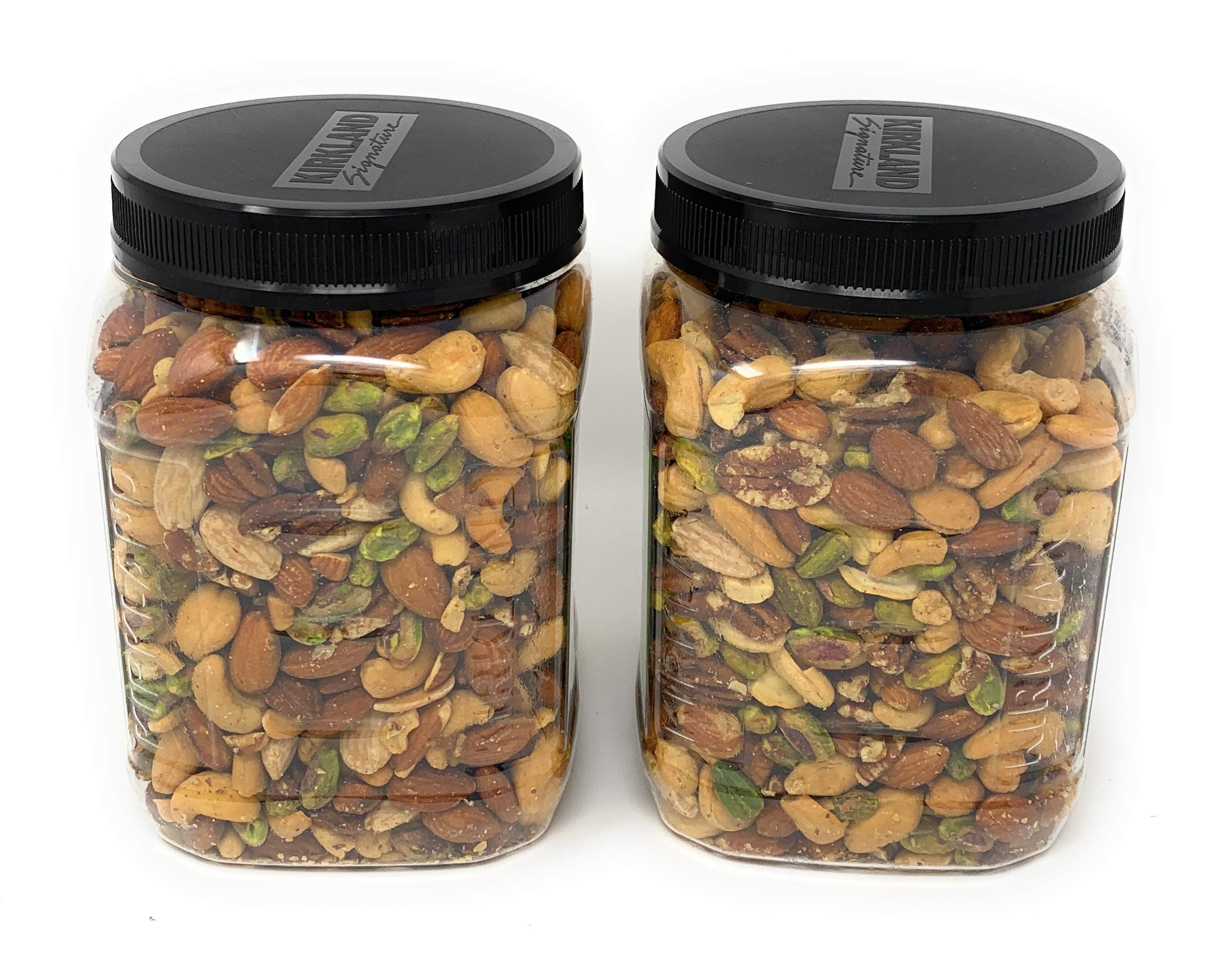 Kirkland Signature Extra Fancy Unsalted Mixed Nuts, 40 Ounces (2 Pack)