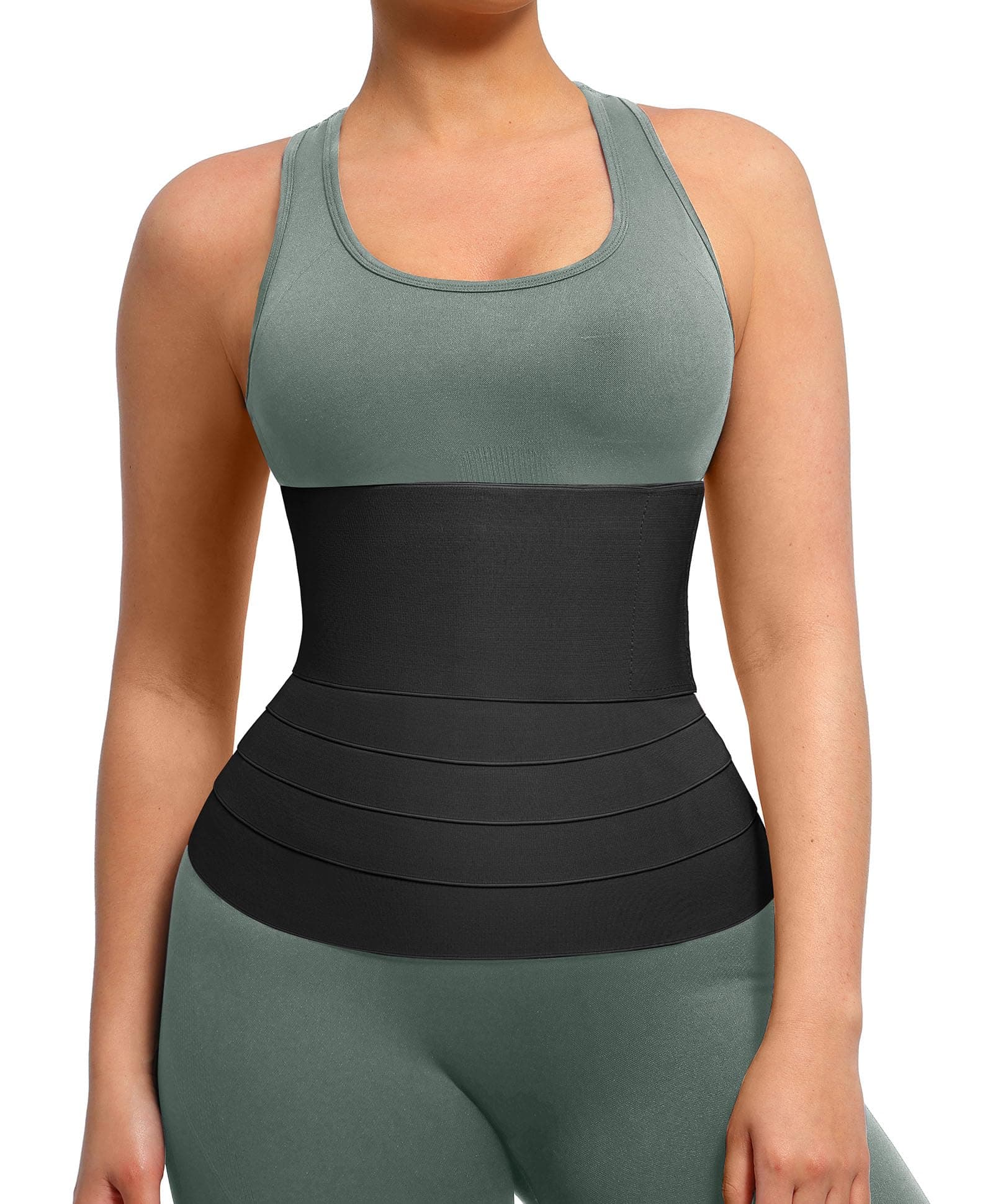 Waist Trainer for Women Tummy Control Trimmer Belt Waist Cincher Bandage Wrap Plus Size Body Shaper