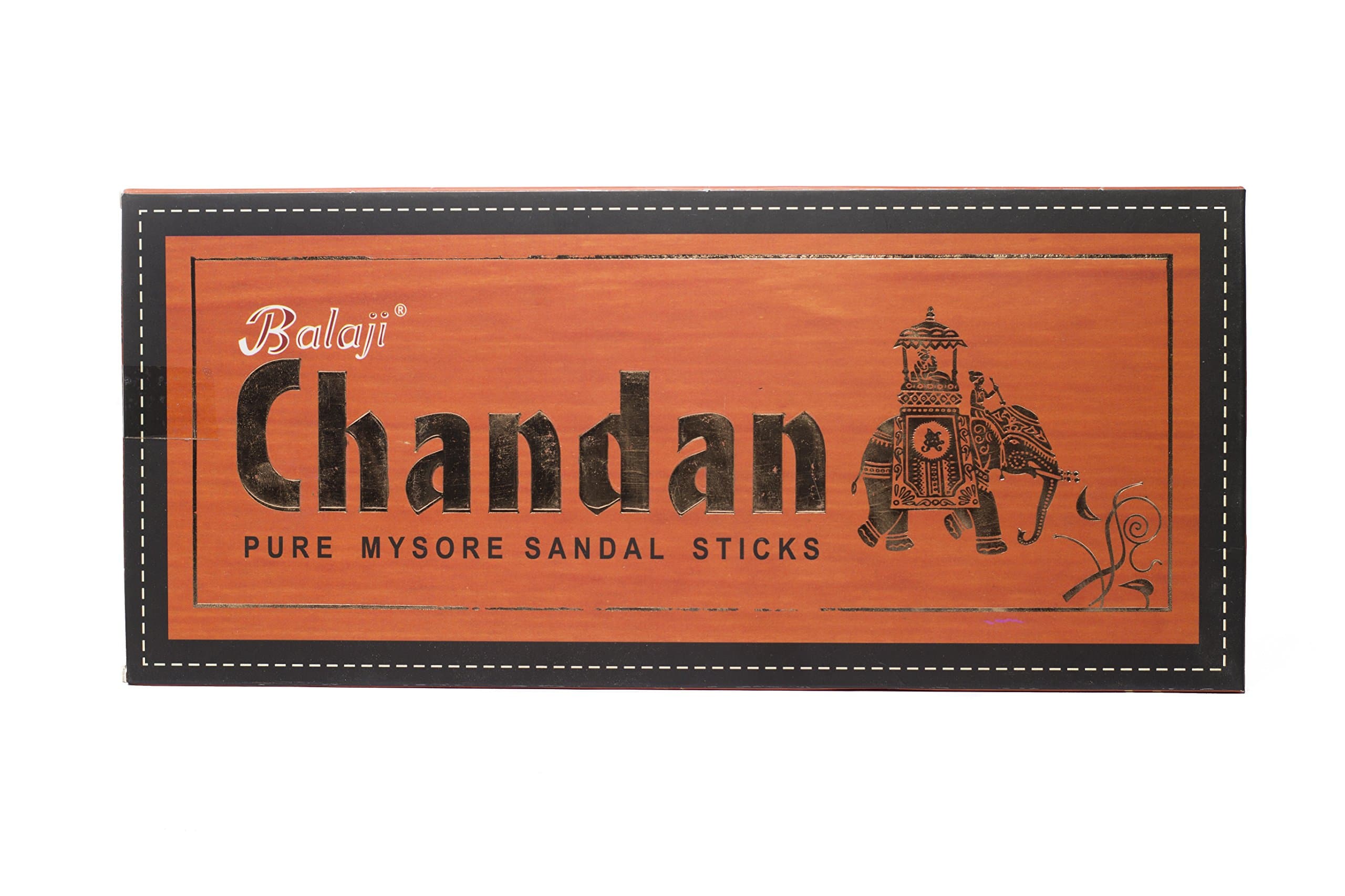 BAC Perfume Mysore Sandal Incense Stick - Pack of 25