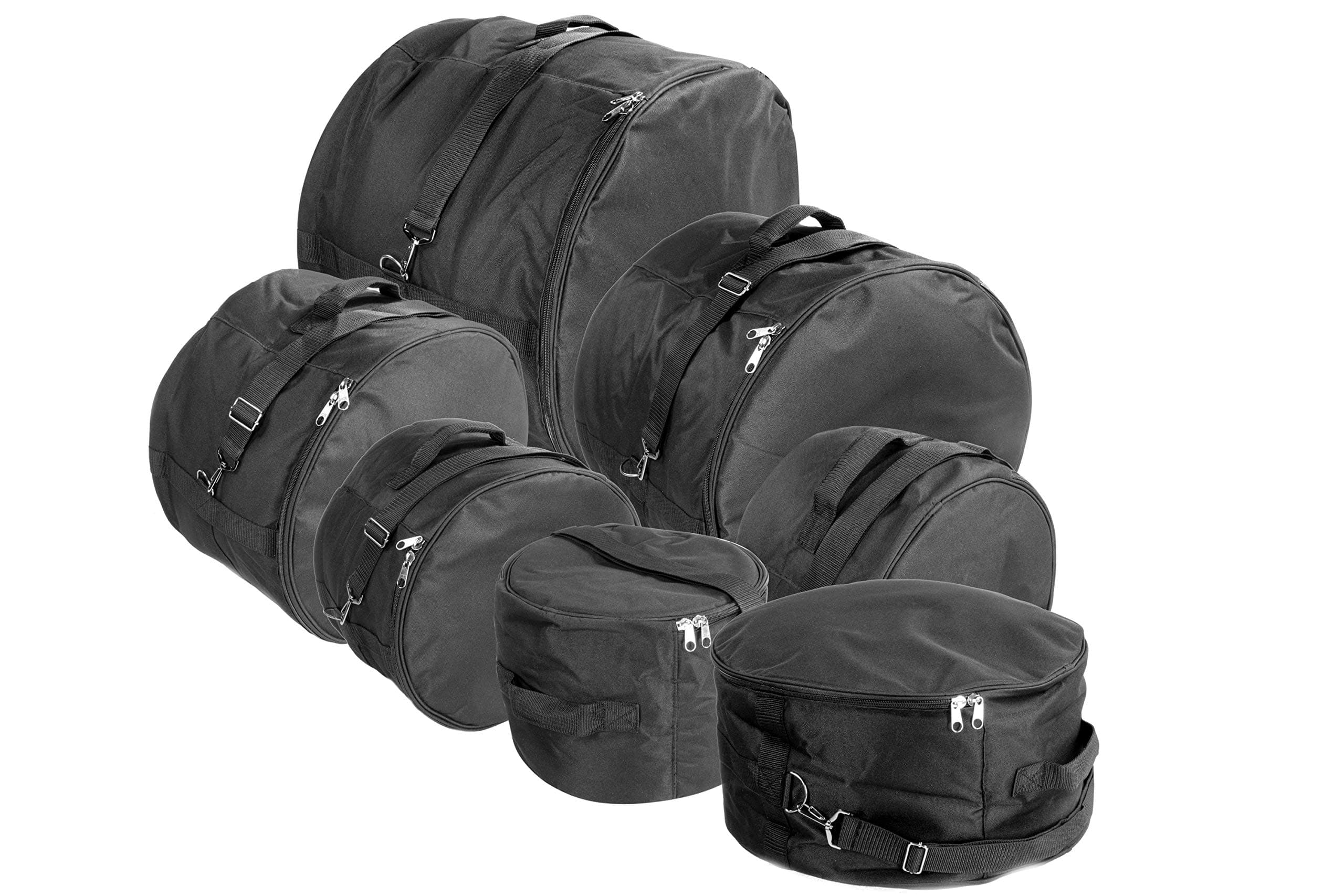 XSPRO DGB-XS7 7 Piece Standard Deluxe Padded Drum Bag Set
