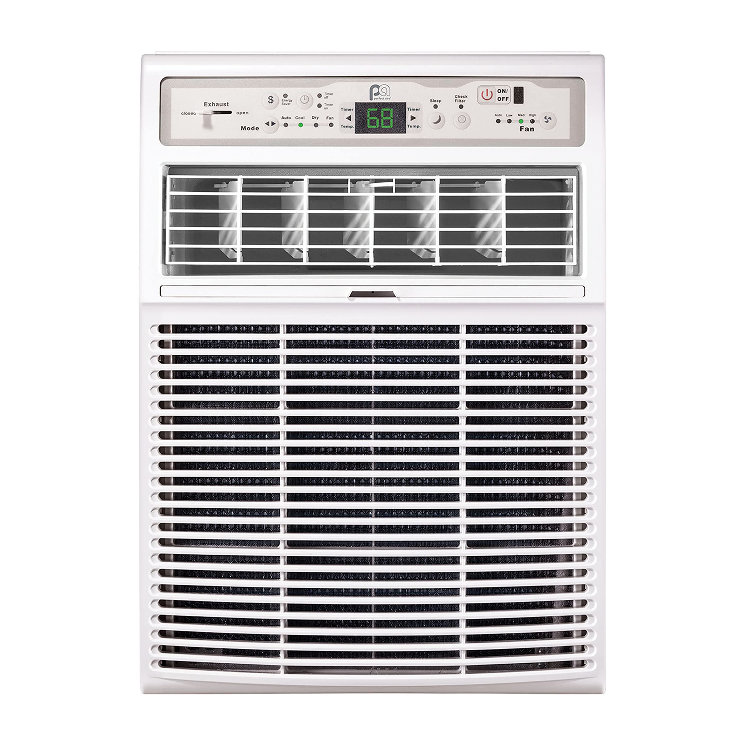 Perfect Aire 10,000 Slider AC Window A/C Casement 10000 BTU Gray