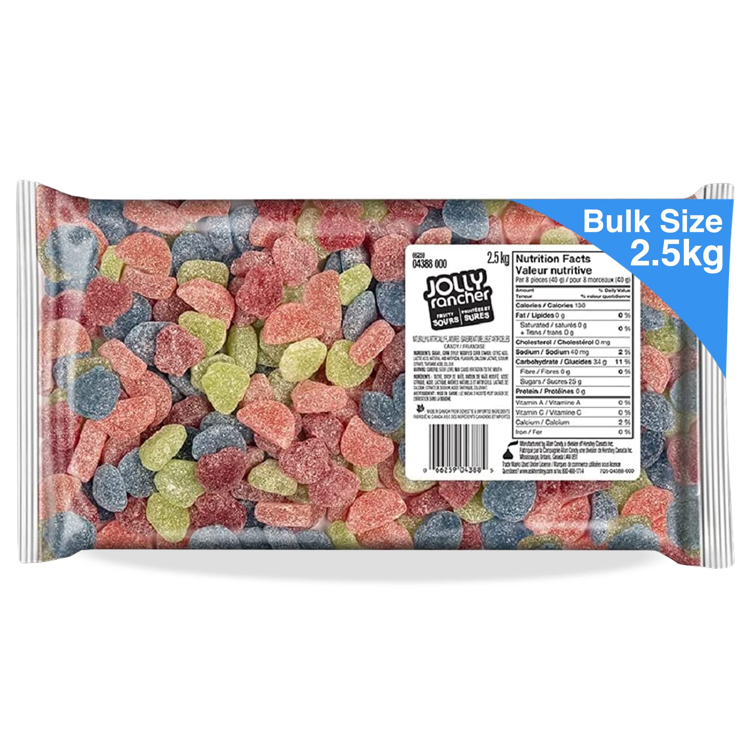 Jolly Rancher Fruity Sours Gummies, 2.5kg/5.5 lbs. Bag