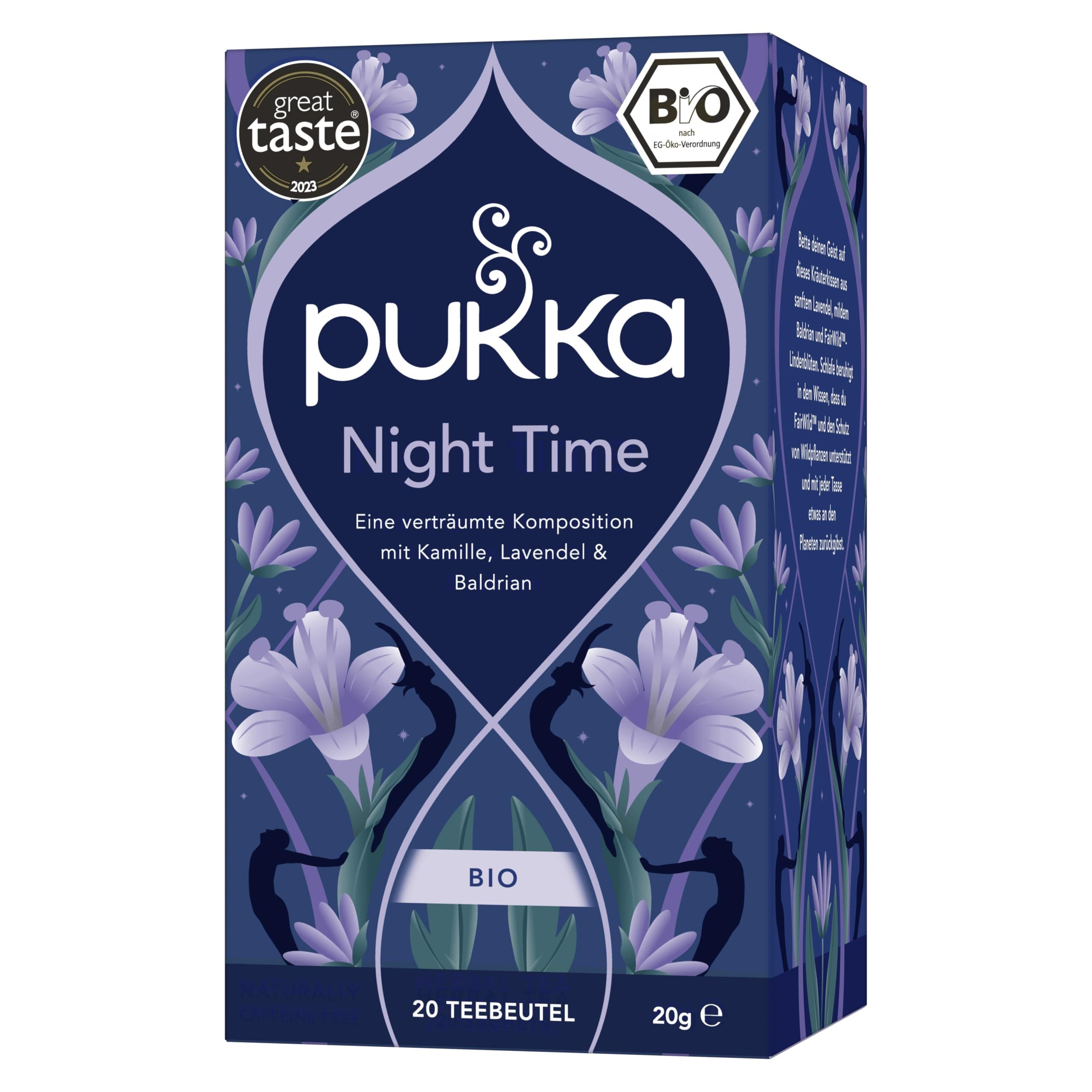 PUKKA Pakka Herbs Nighttime 0.04 oz (1 g) x 20 P 1 Pack