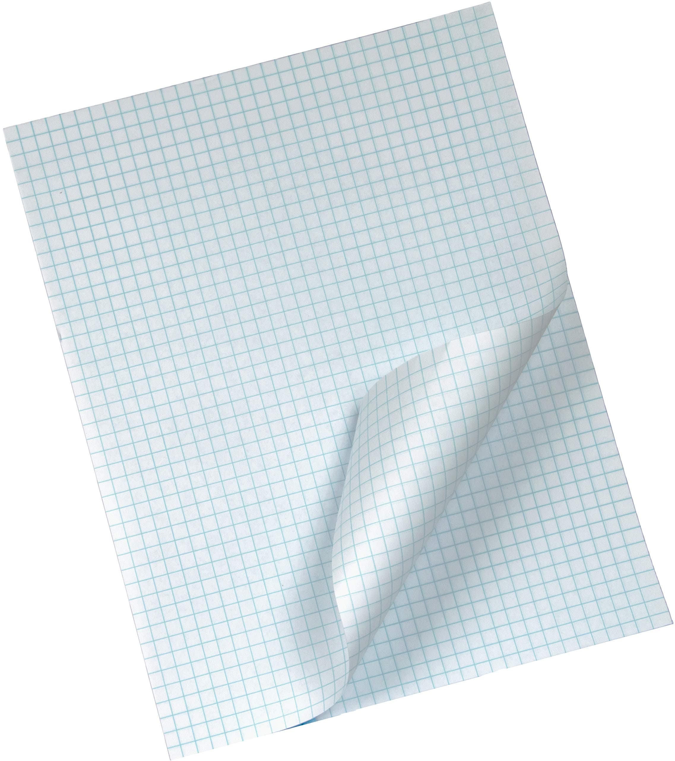M.E.H. 50 Sheets of Quadrille Ruled 1/4-inch Square Grid Graph Paper