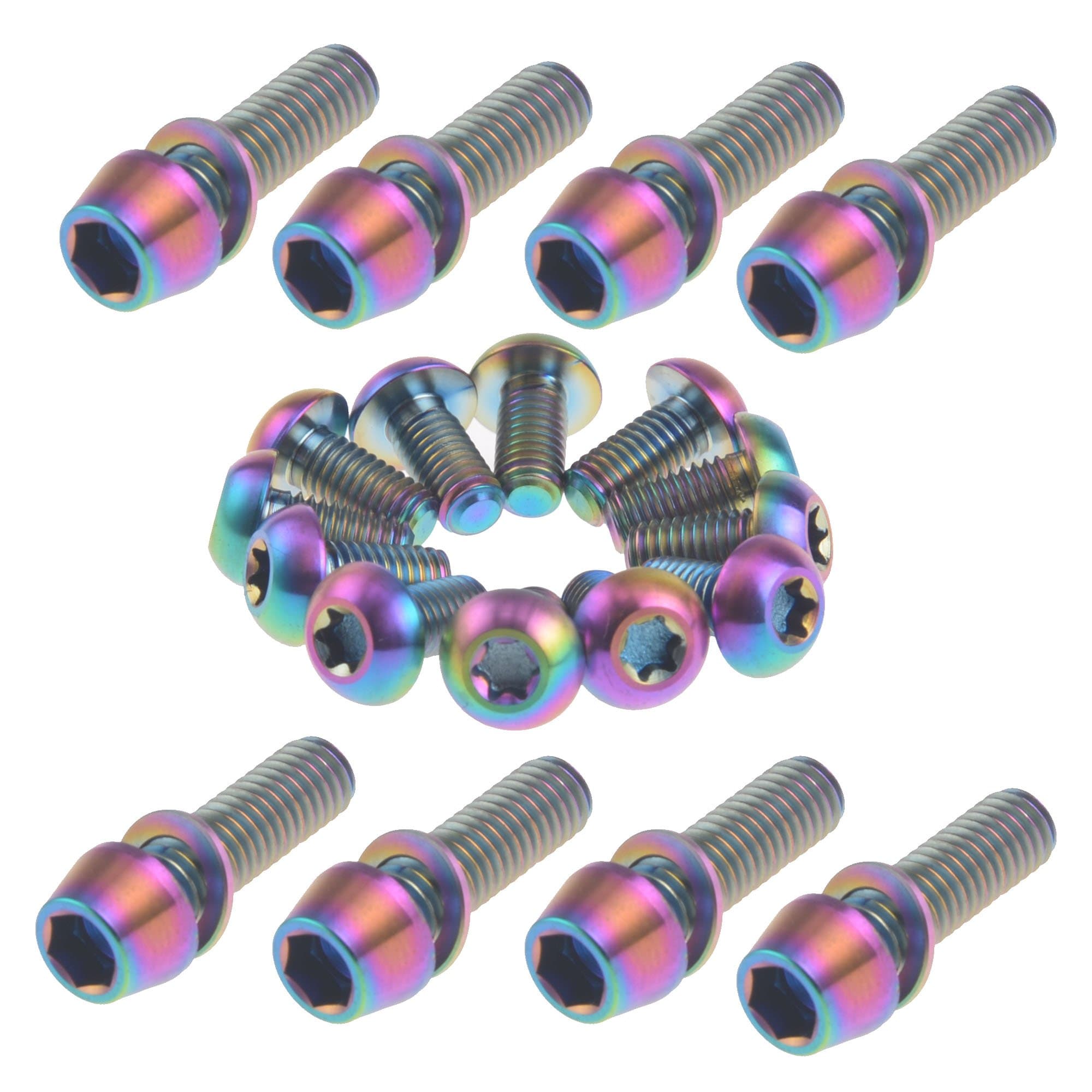 Yaruijia Bicycle Disc Brake Titanium Bolts Upgrade Kit for Hope Shimano Hayes Magura Formula