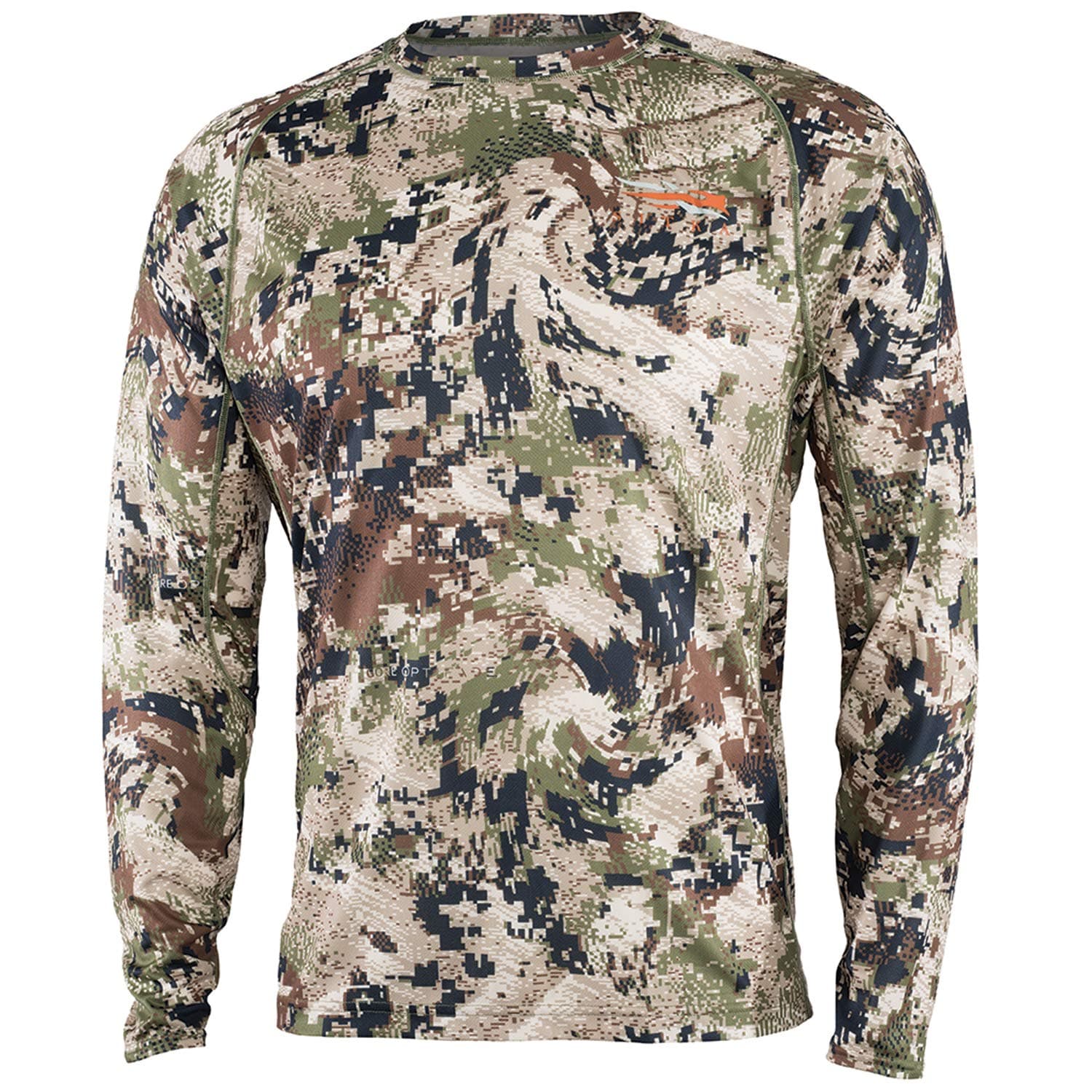 Gear Men's Hunting Core Lightweight Crew Long Sleeve Shirt Camouflage-Hunting-Apparel (Pack of 1)
