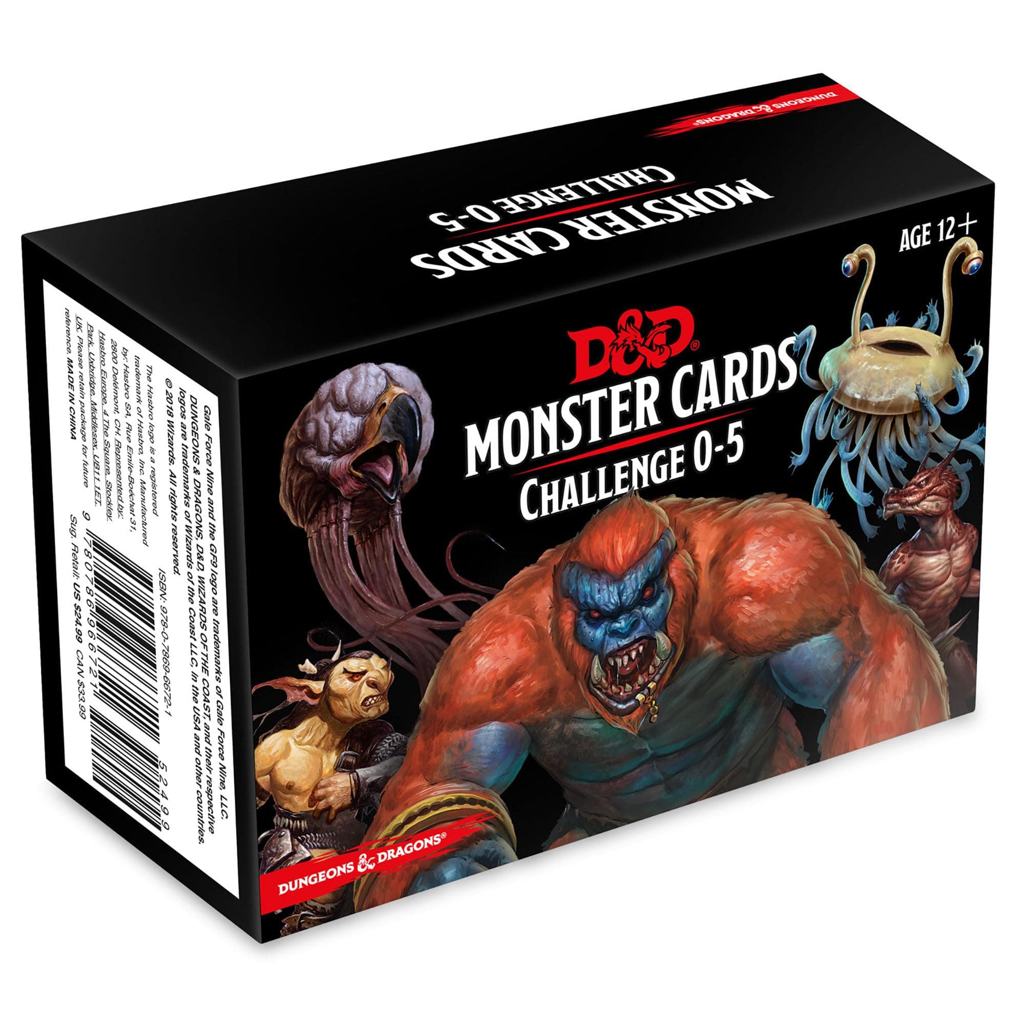 Dungeons & Dragons Spellbook Cards - Monsters 0-5 - D&d Accessory Video Game – Big Book, 5 February 2019