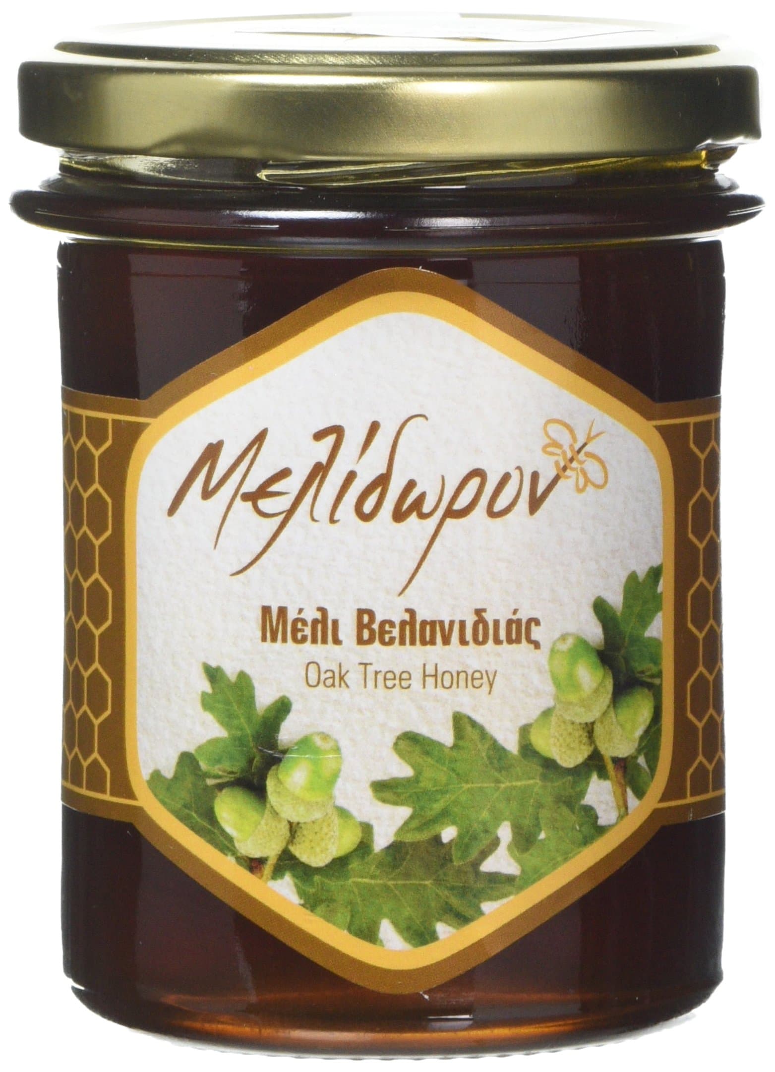 Melidoron Raw Greek Oak Tree Honey, 250 g - UNHEATED, NEW HARVEST