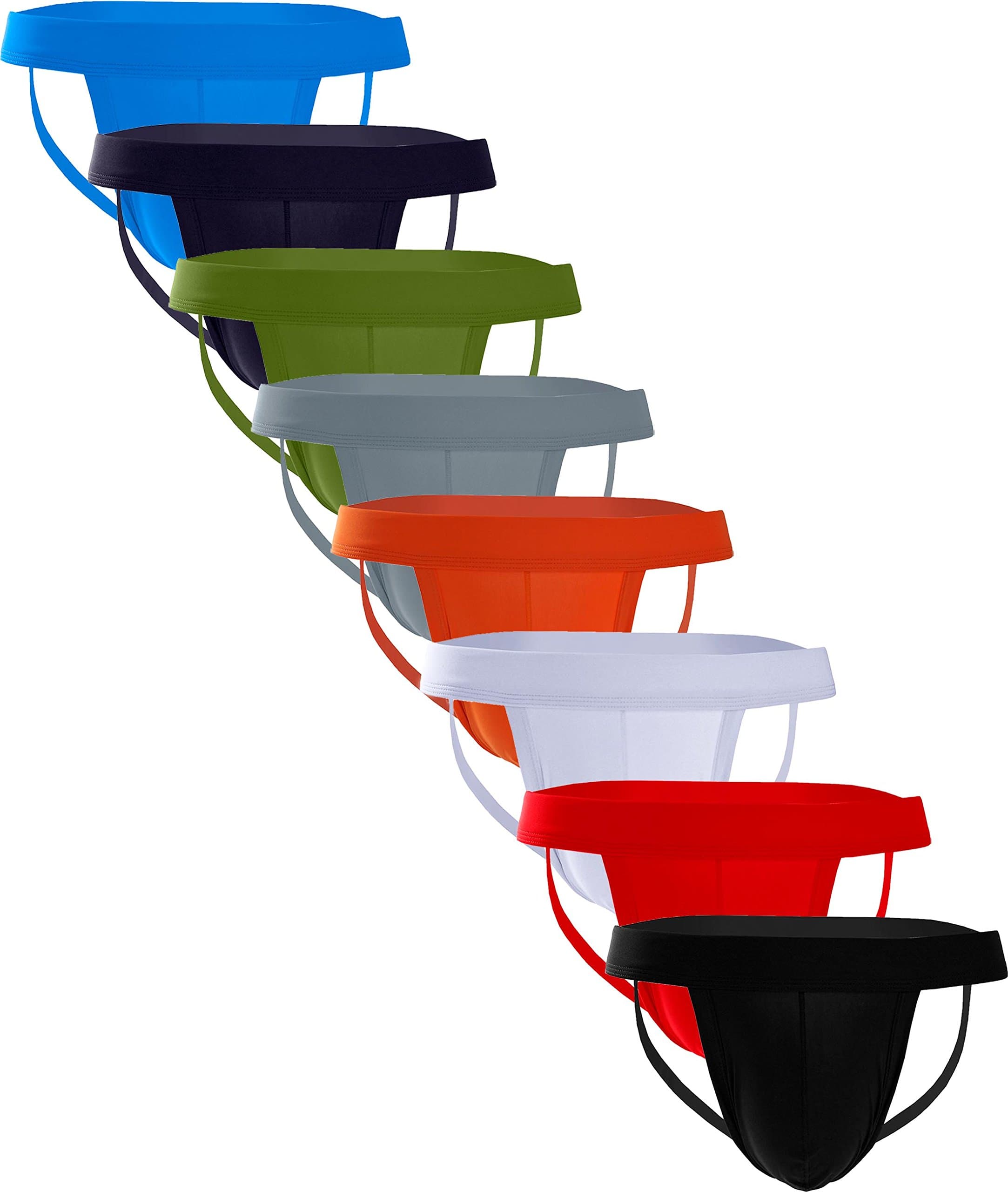 Yundobop Men's Jockstrap Athletic Supporter Elastic Waistband Briefs Underwear