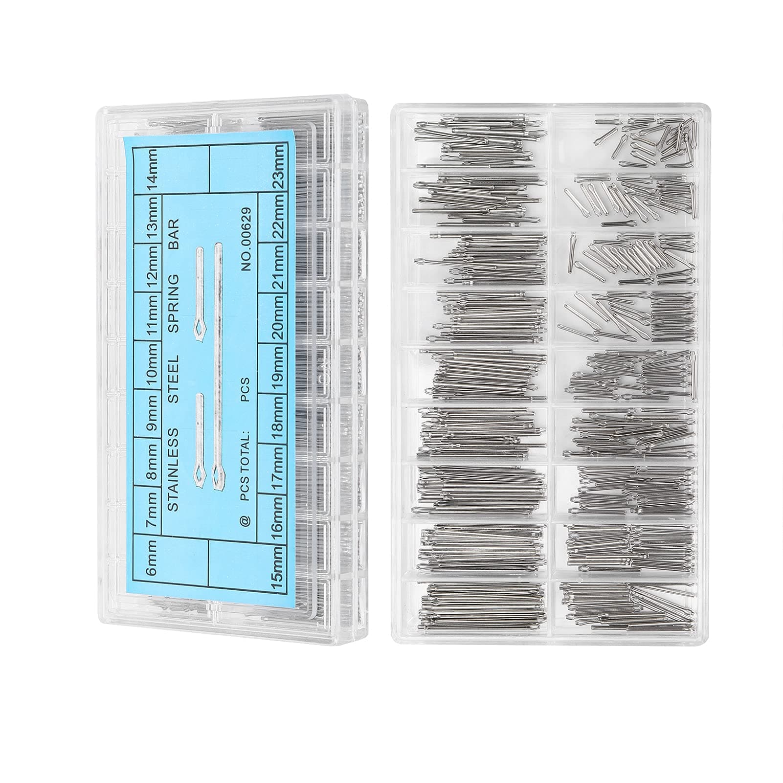 Xinde Watch Pin, Watch Parts Watch Band Spring Bar Watch Repair Kit Watch Strap Link Pin Watchband Link Cotter Pin for Watch Repair Shop