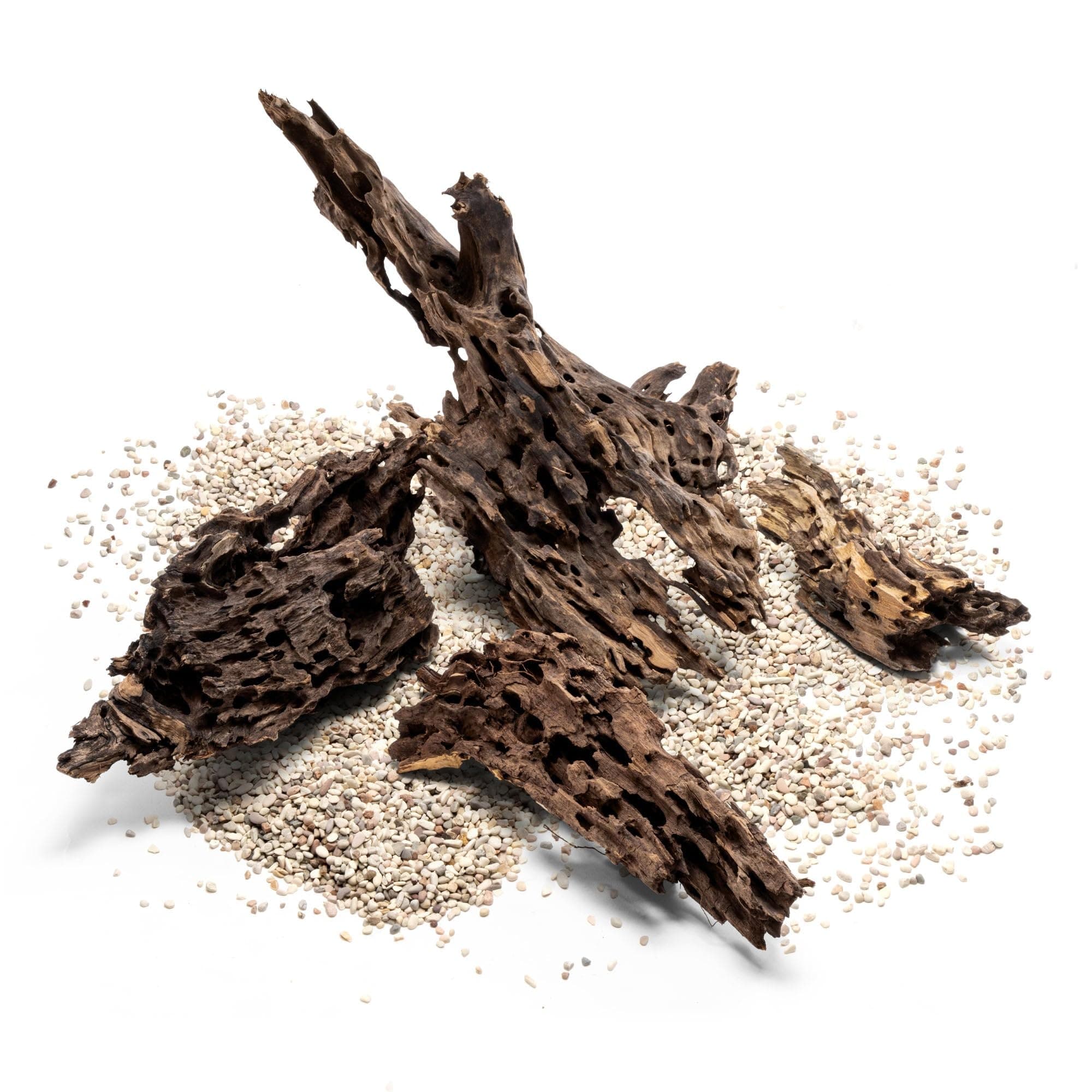 Ultum Nature Systems Driftwood - Dragon Drift Wood for Fish Tank, Planted Tank, Terriarium, Paludarium - Versatile Natural Driftwood Decor, Events Wood Centerpiece - Dragon Wood, XS 3-8, 3 Pack