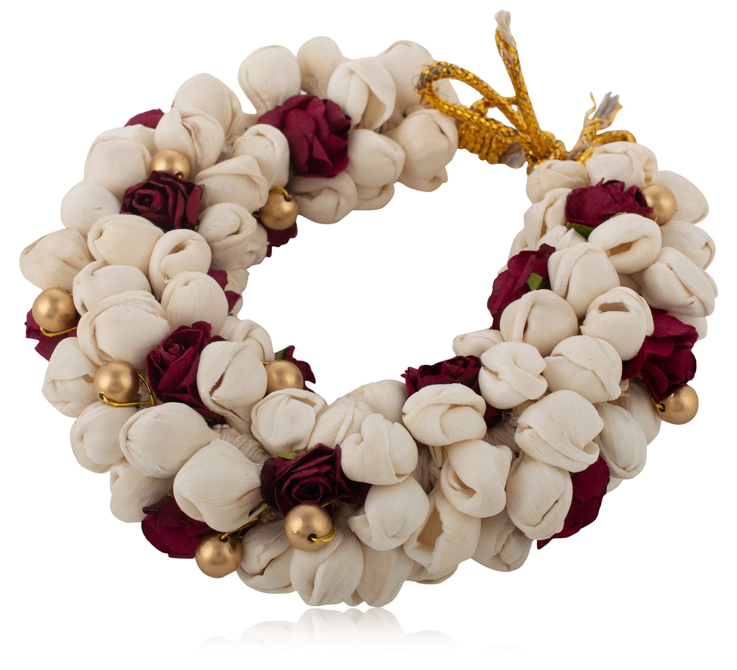 AakarShana Jewels Traditional Indian Look Hair Accessories Best Match For Bollywood Dance Looks Like Natural Flowers Party Accessories for Weddings Proms Parties or Other Occassions