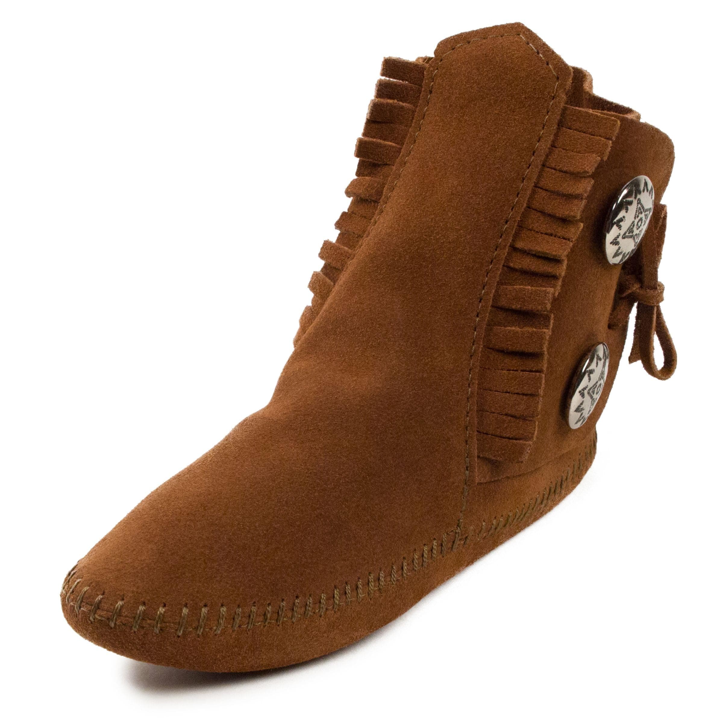 Minnetonka Mens Two Button Hardsole Boot