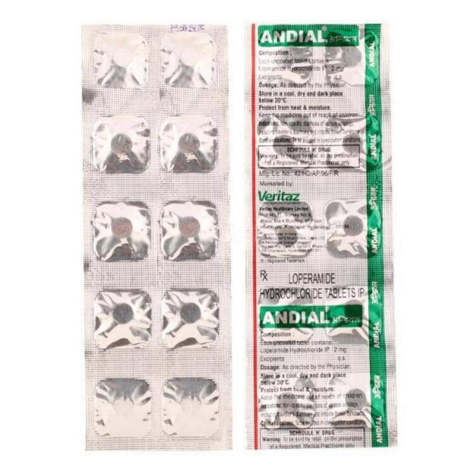 Andial - Strip of 10 Tablets
