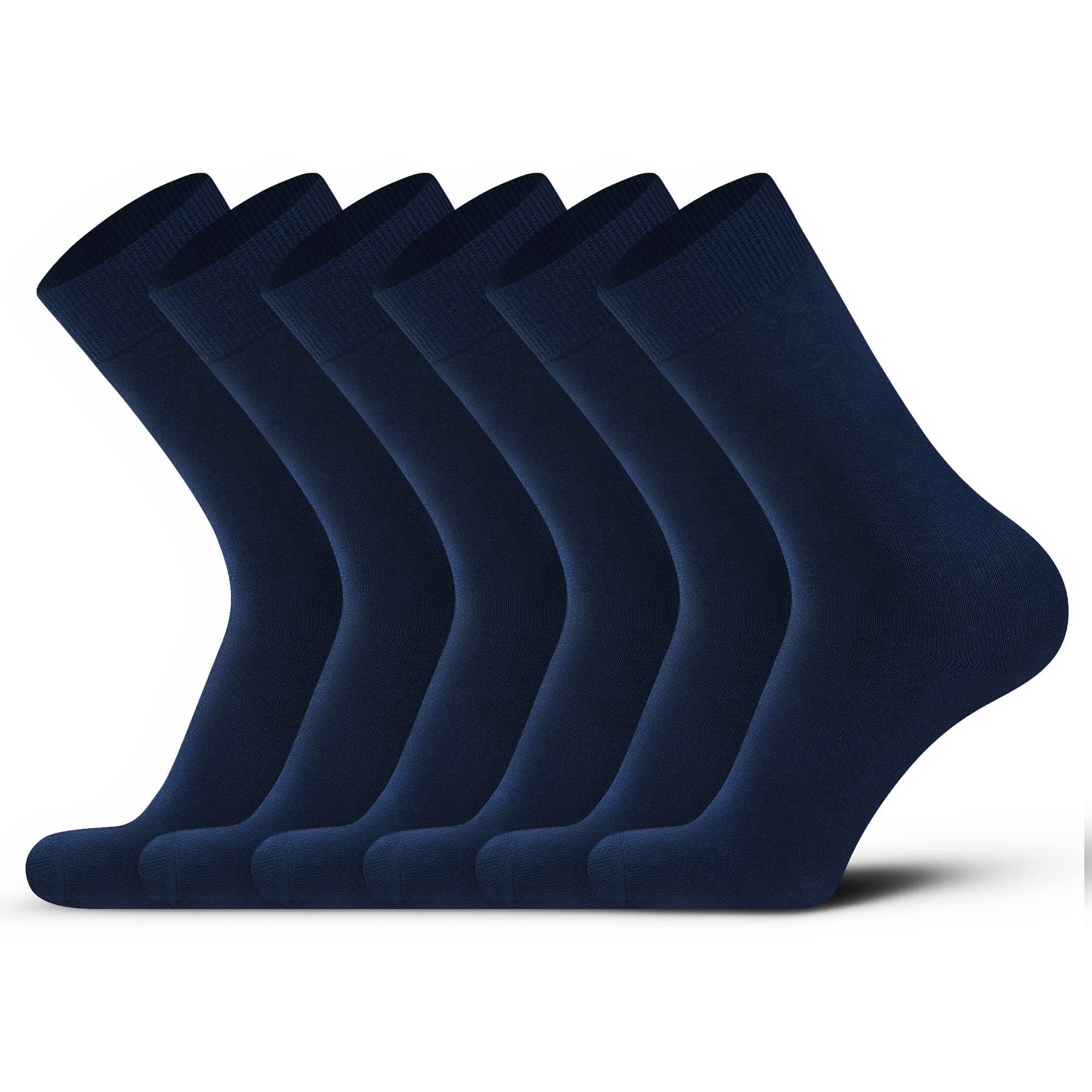 Men's Smart Durable Socks 6 or 10 Pairs Cotton Socks