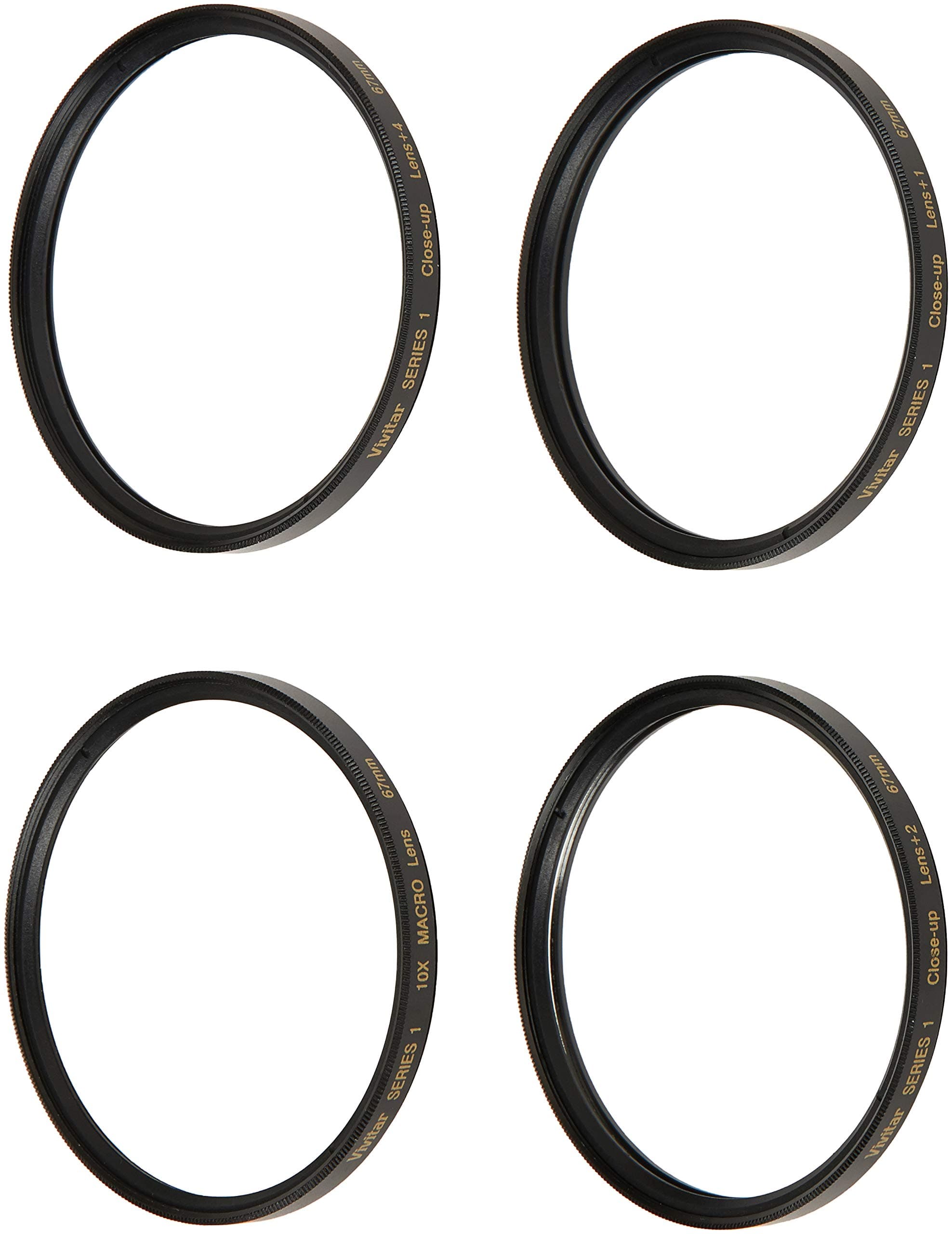 Vivitar シリーズ 1 1 2 4 10 クローズアップ マクロフィルターセット ポーチ付き (67mm)